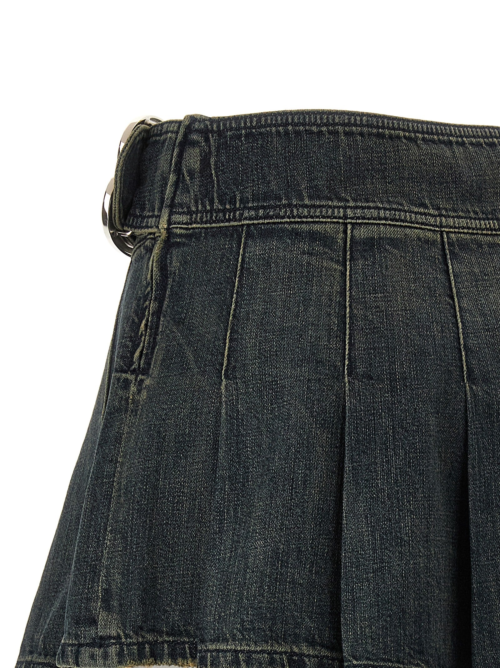 Balenciaga Women 'Buckle Pleated' Skirt BALENCIAGA