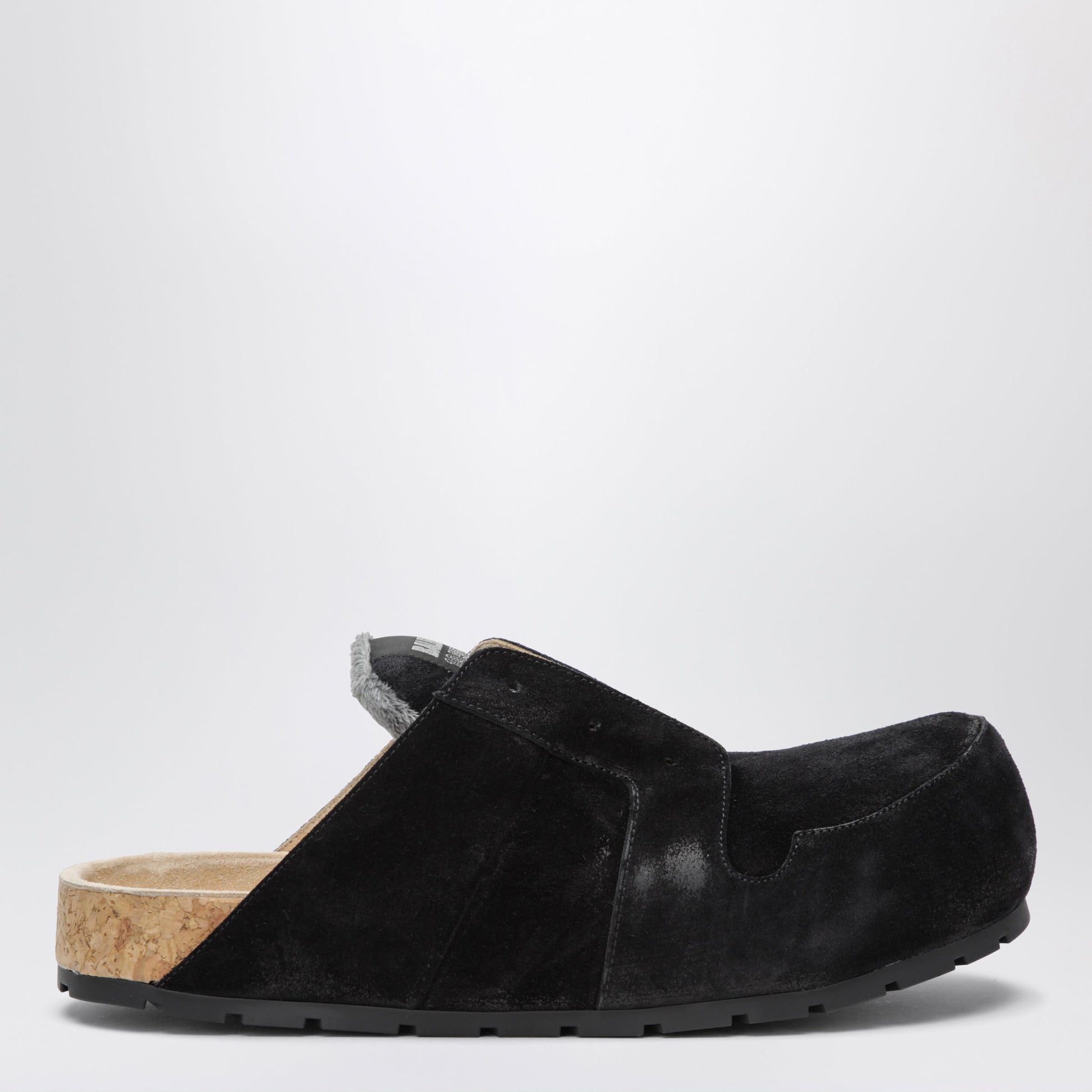 Balenciaga Dumbo Sabot In Distressed Suede Calfskin Men BALENCIAGA