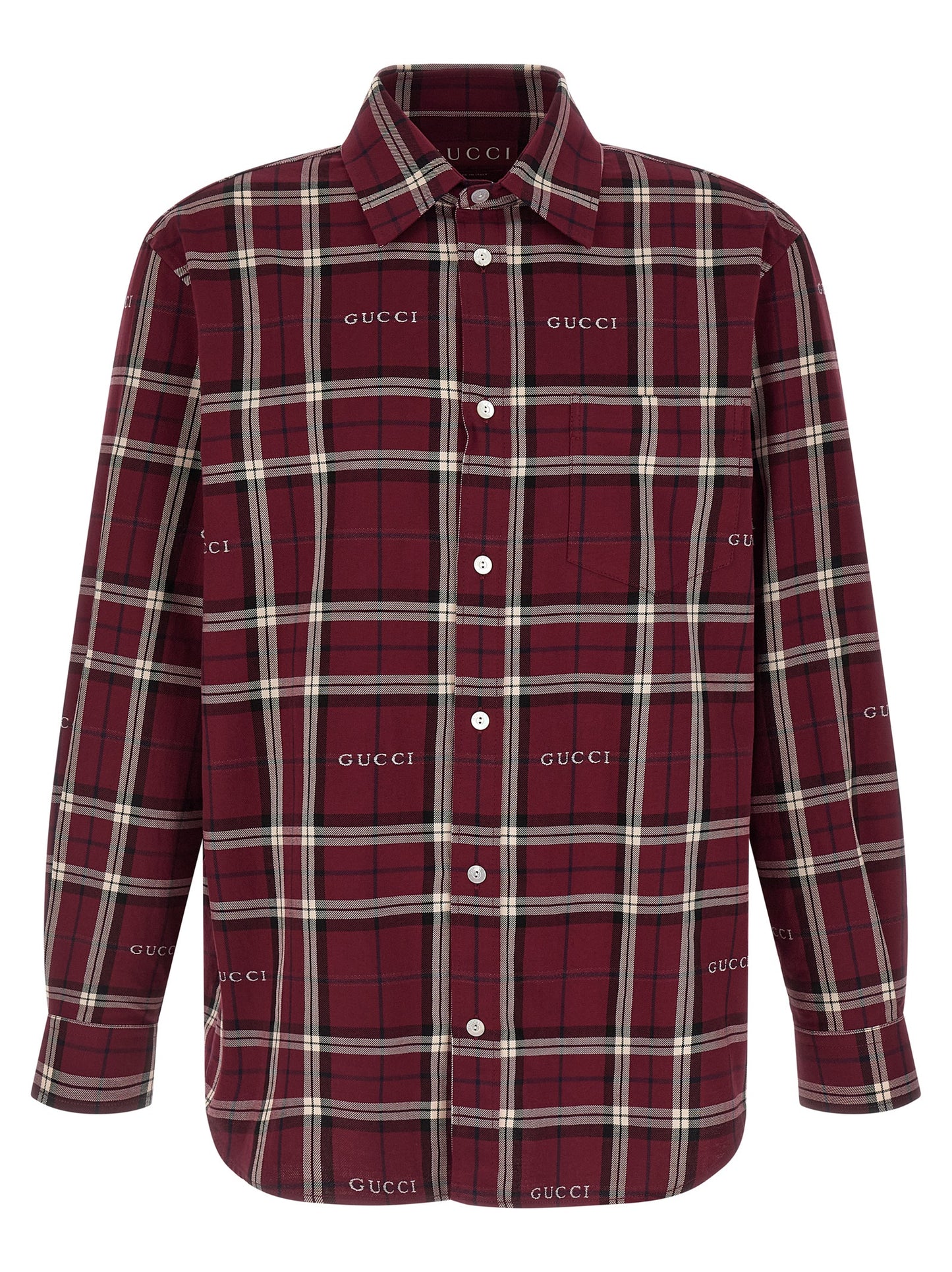 Gucci Men Tartan Shirt GUCCI