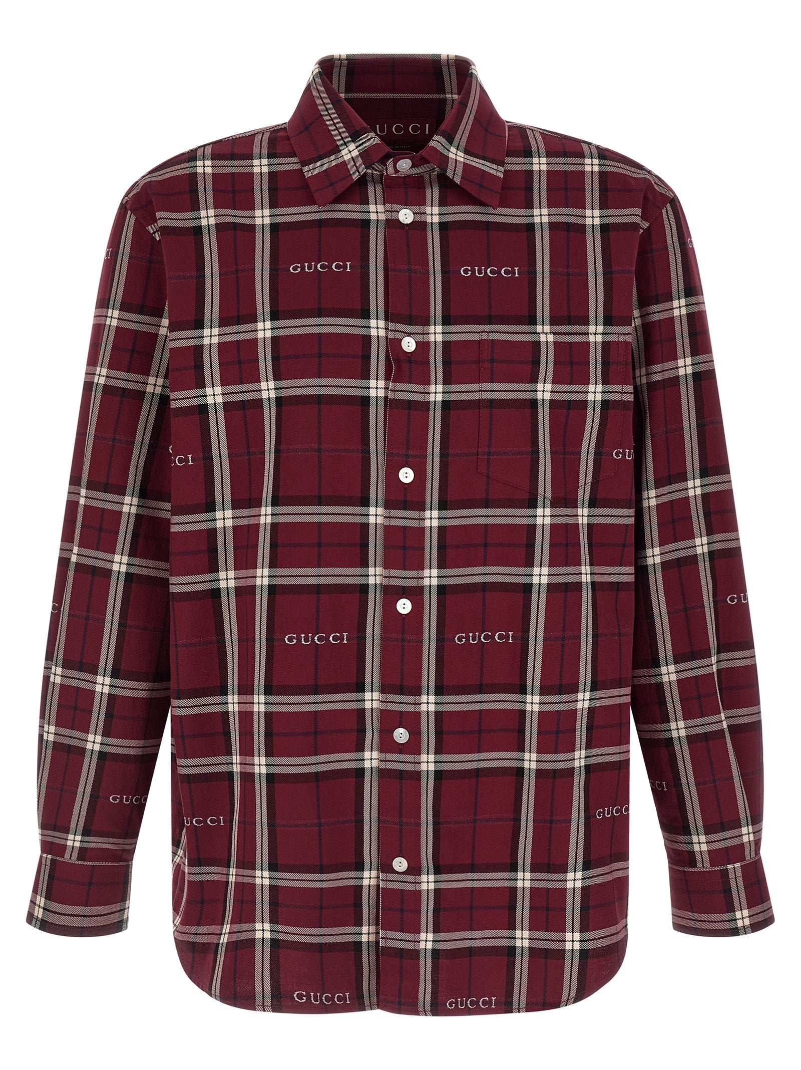 Gucci Men Tartan Shirt GUCCI