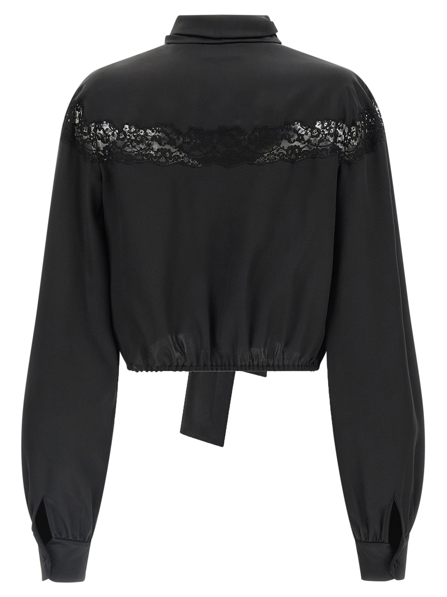 Saint Laurent Women Lace Silk Shirt SAINT LAURENT