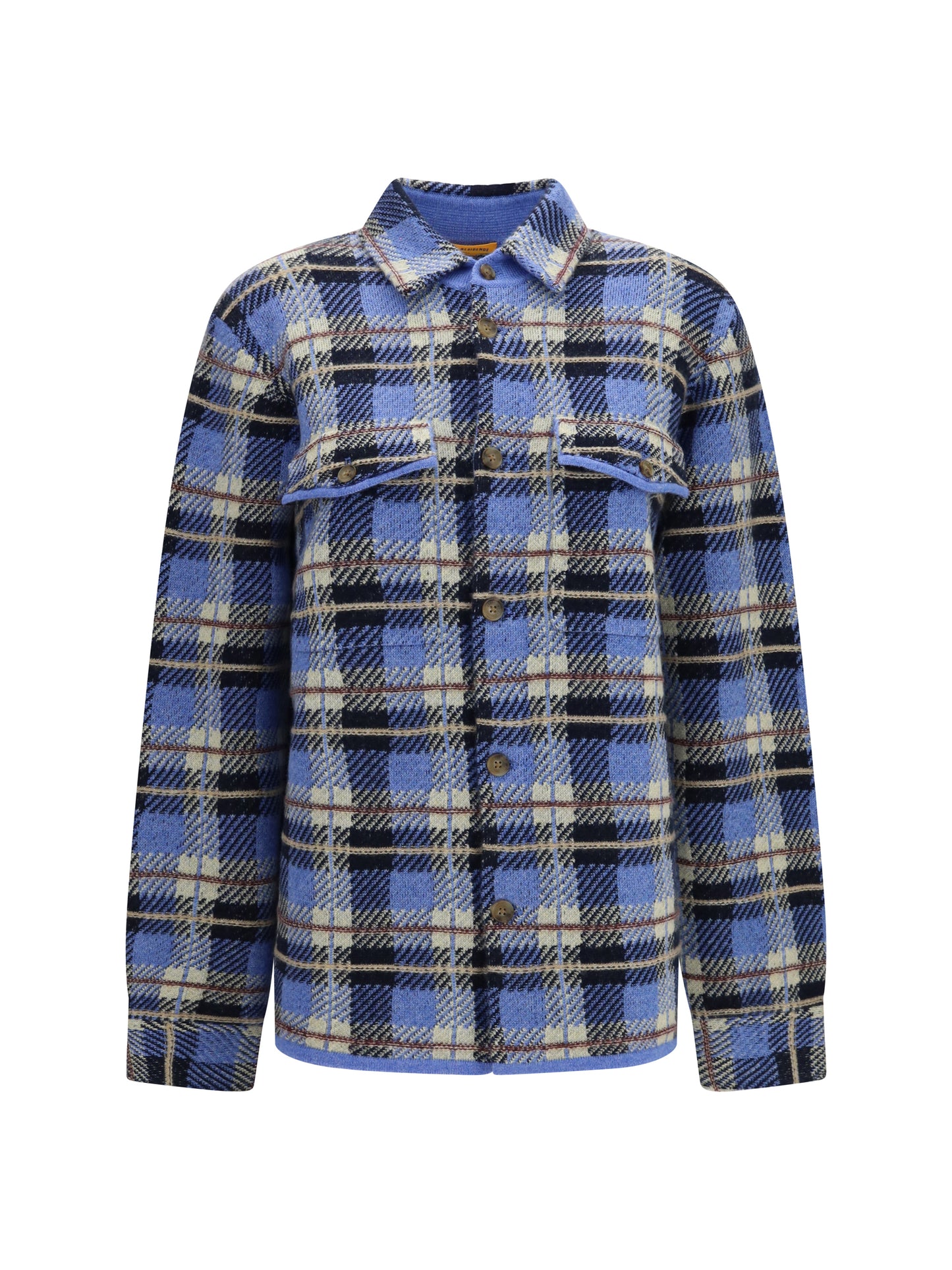 Guest In Residence Women Checked Cashmere Shirt GUEST IN RESIDENCE