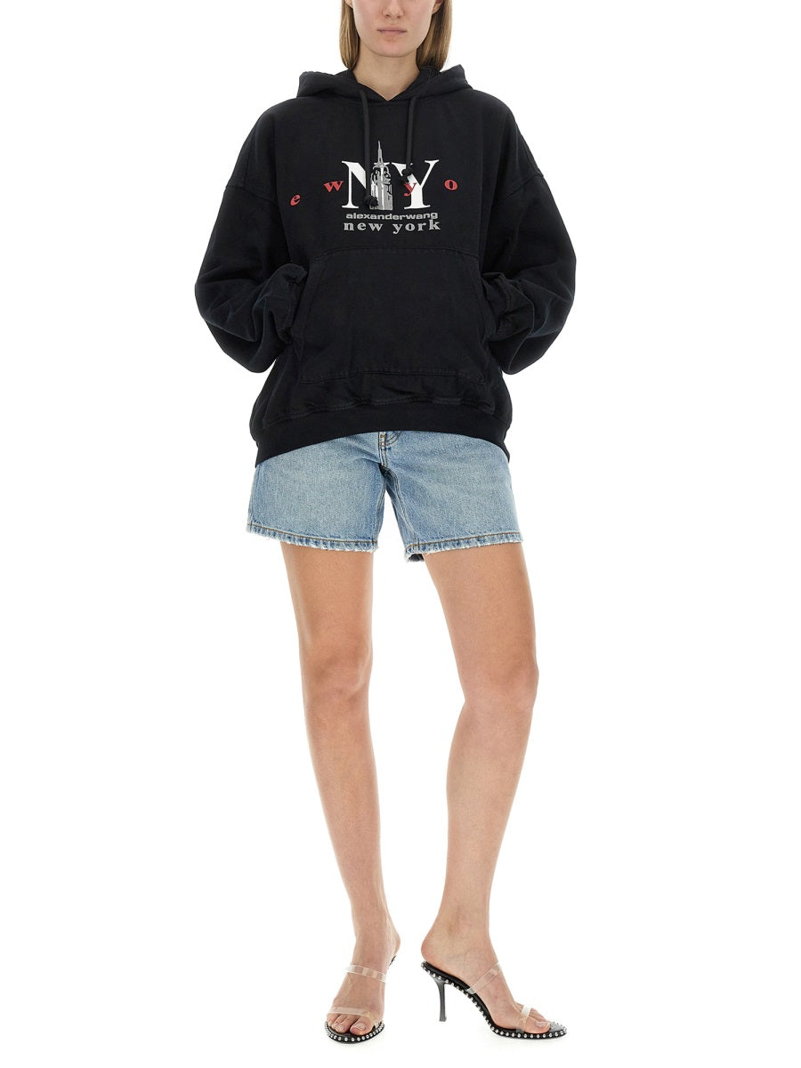 Alexander Wang Women Sweatshirt With Logo ALEXANDER WANG
