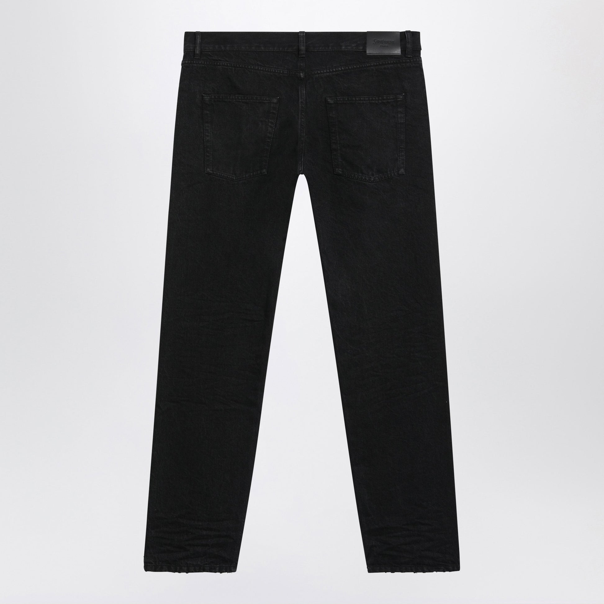 Saint Laurent Black Straight-Leg Jeans In Cotton Men SAINT LAURENT