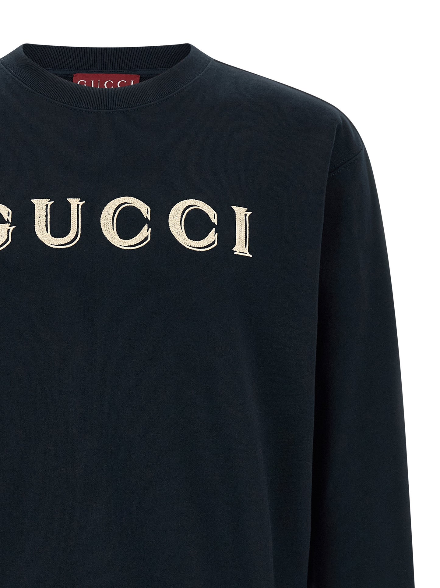 Gucci Men Logo Embroidery Sweatshirt GUCCI