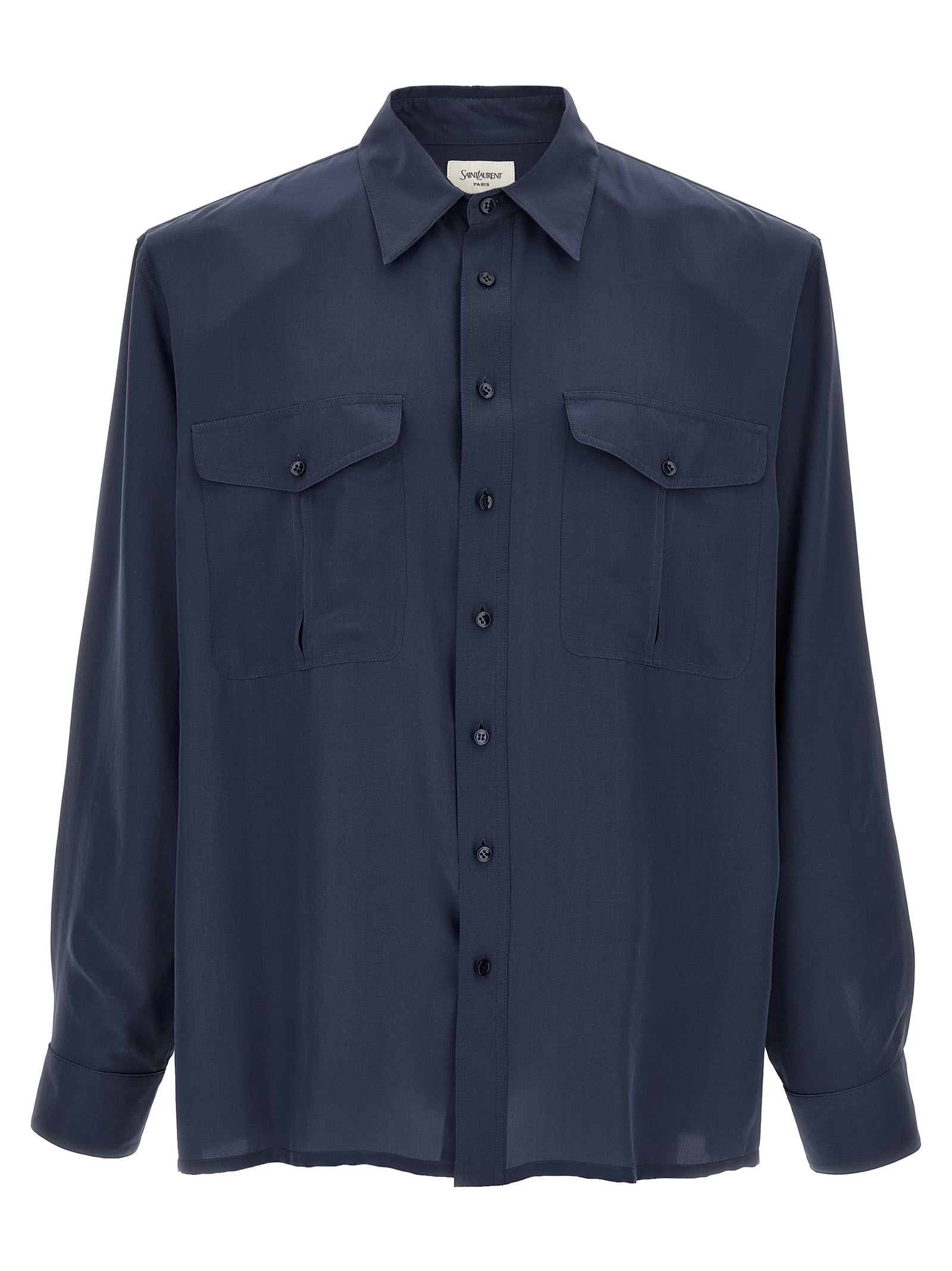 Saint Laurent Men Viscose And Silk Shirt SAINT LAURENT