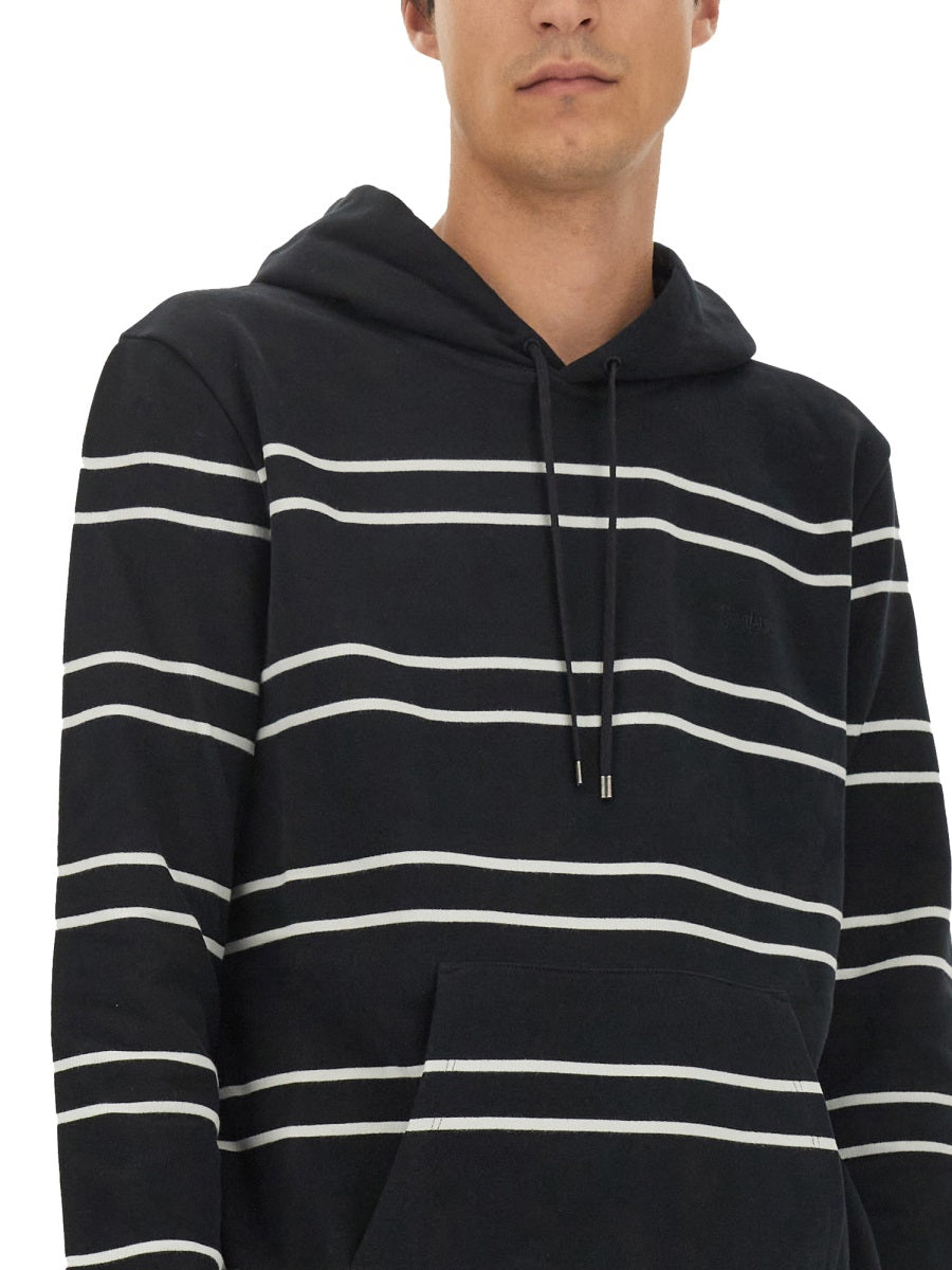 Saint Laurent Men Striped Sweatshirt SAINT LAURENT
