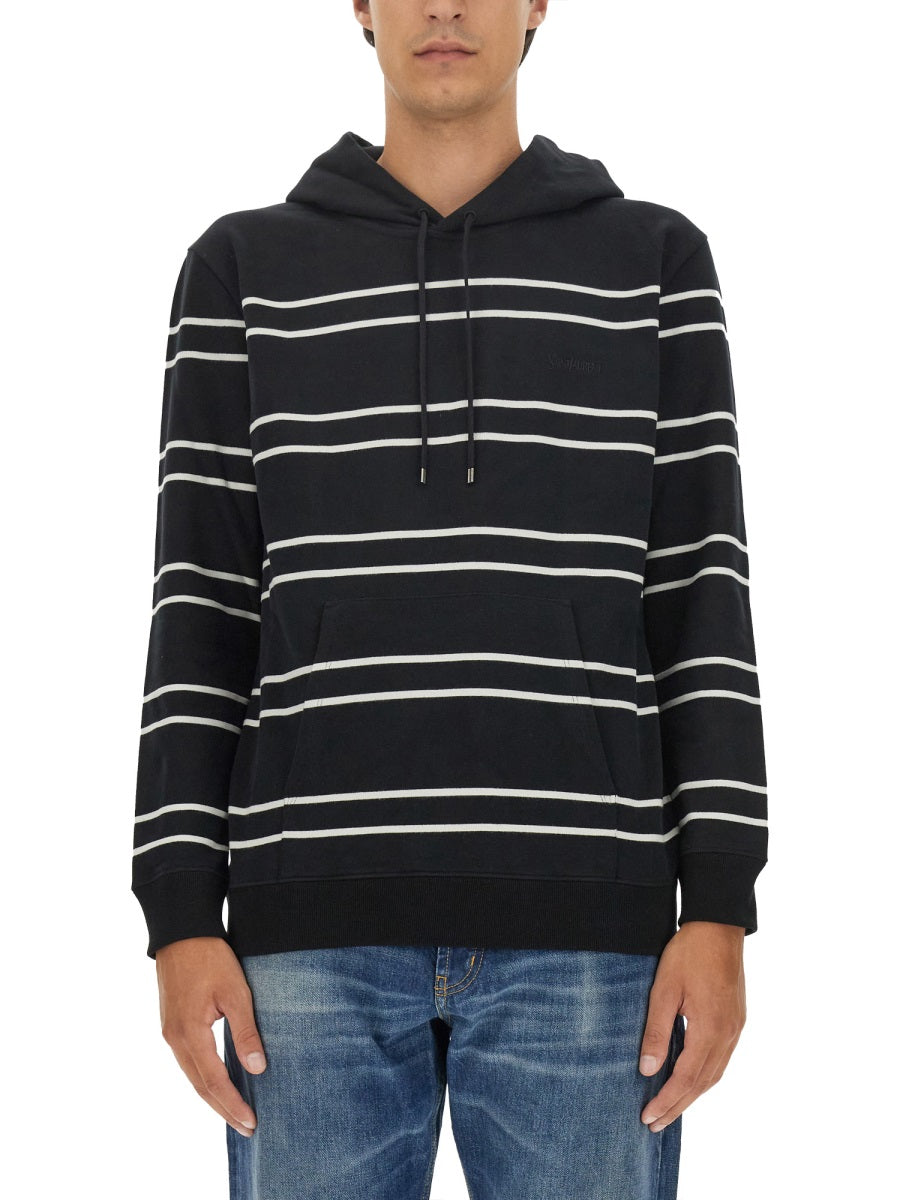 Saint Laurent Men Striped Sweatshirt SAINT LAURENT
