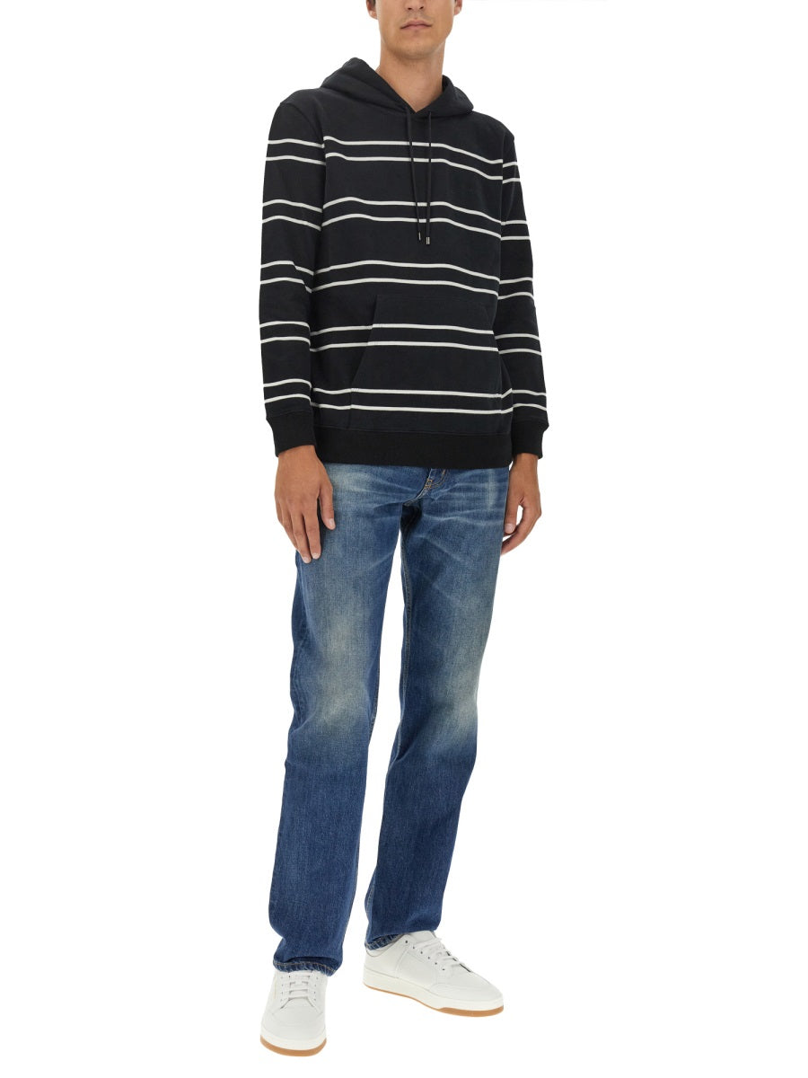 Saint Laurent Men Striped Sweatshirt SAINT LAURENT
