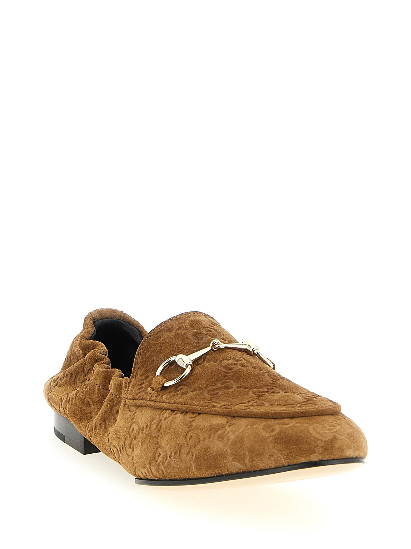 Gucci Women Gg Suede Loafers GUCCI
