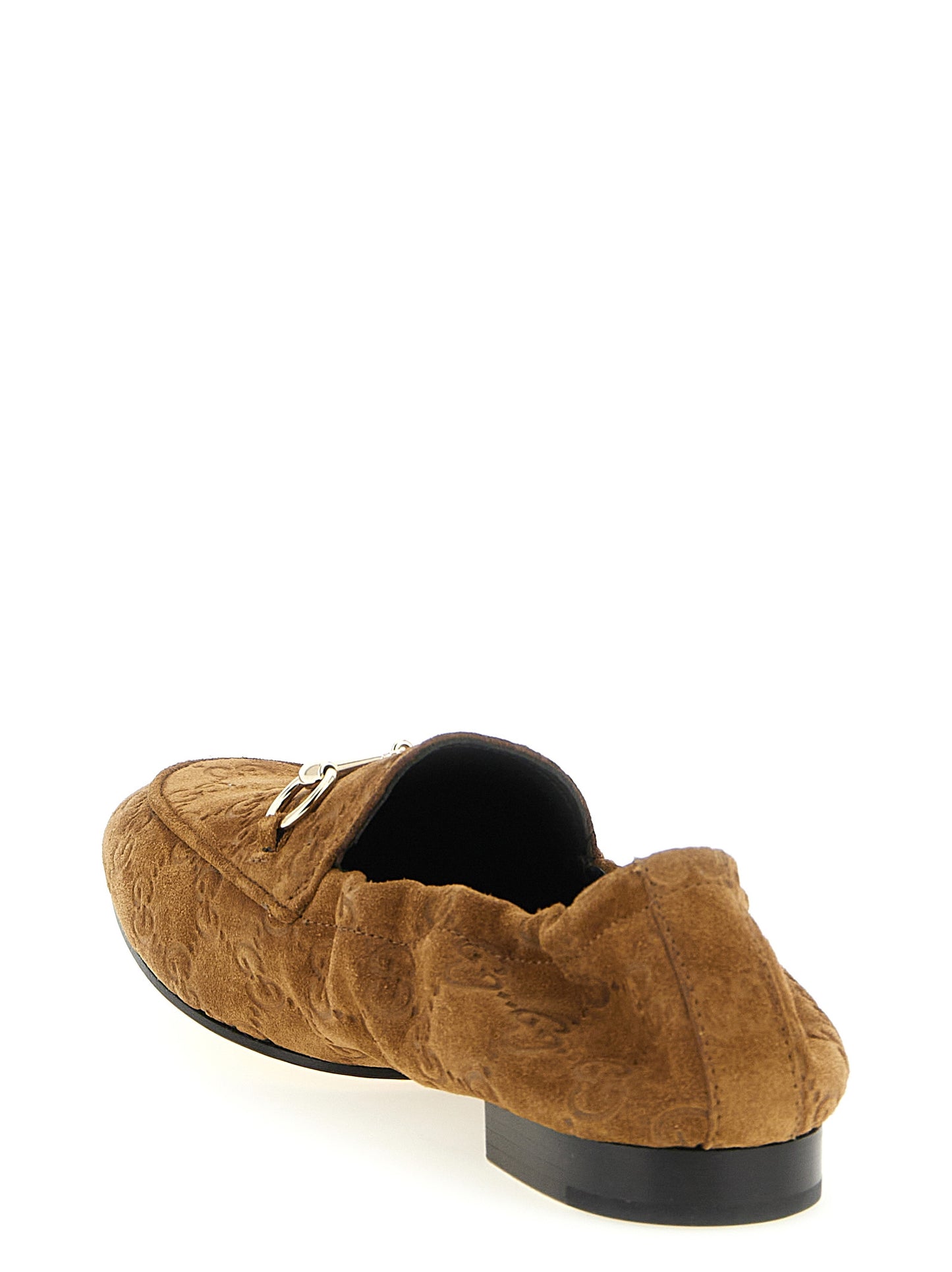 Gucci Women Gg Suede Loafers GUCCI