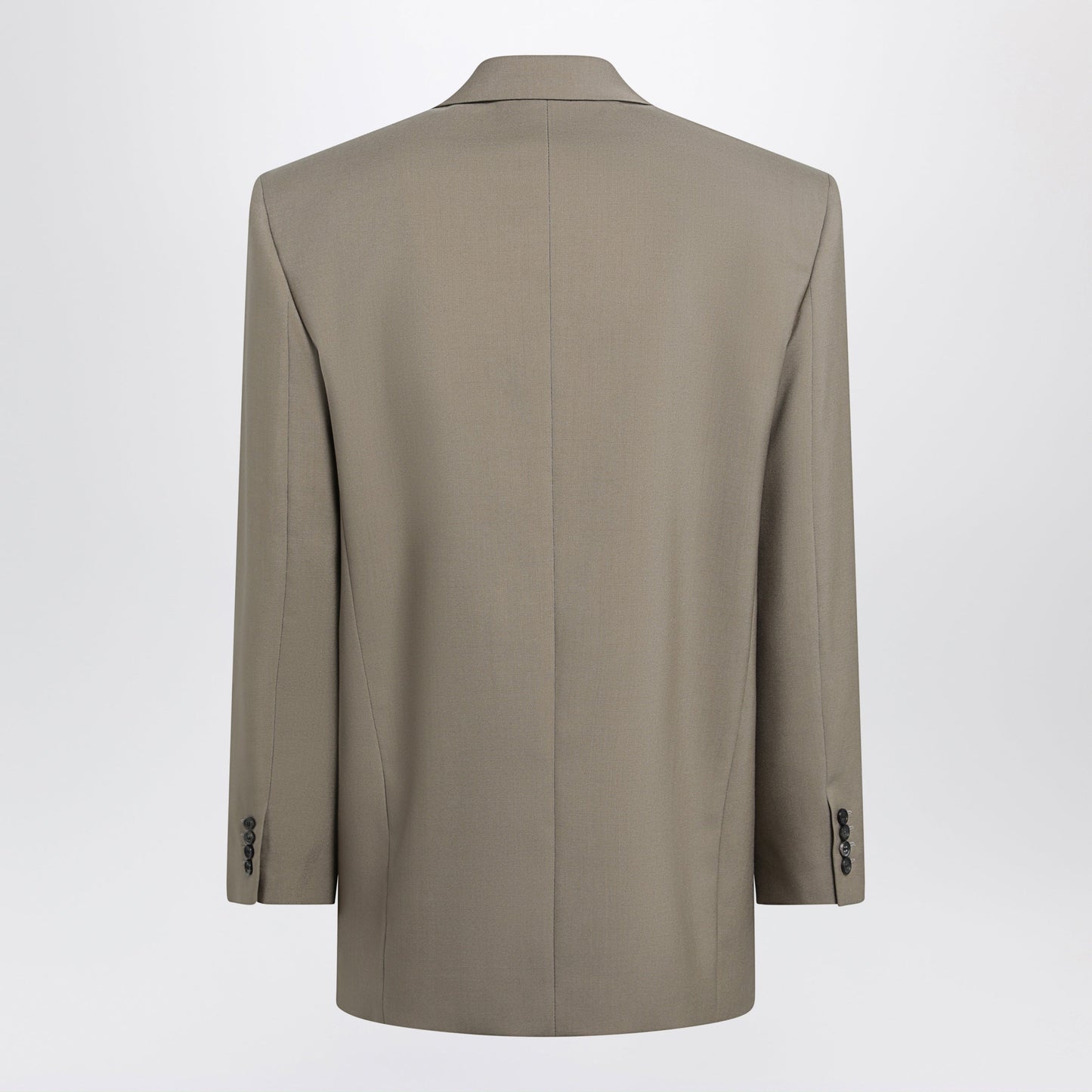 Saint Laurent Beige Single-Breasted Wool And Mohair Jacket Men SAINT LAURENT
