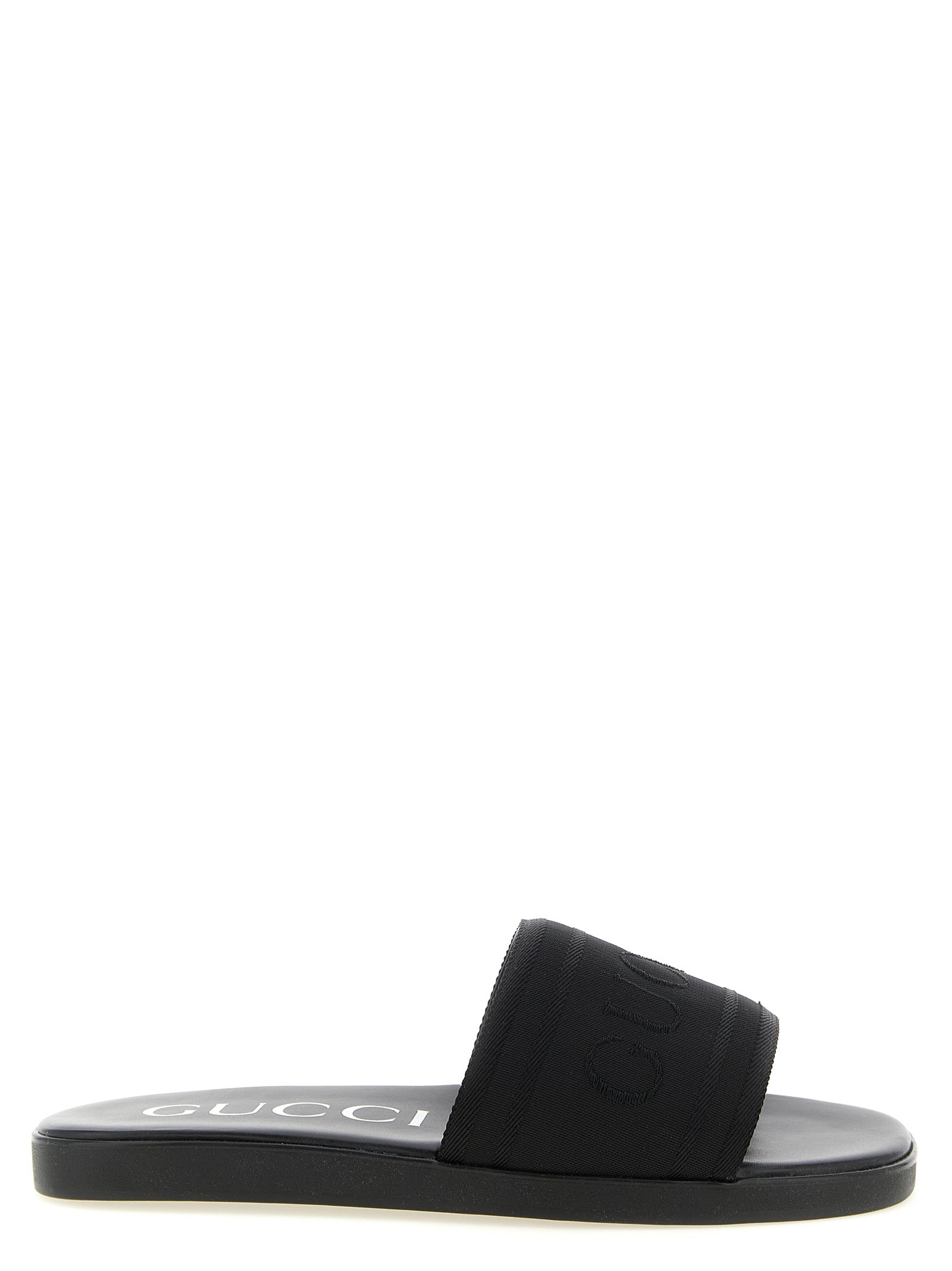 Gucci Men Jacquard Logo Slides GUCCI