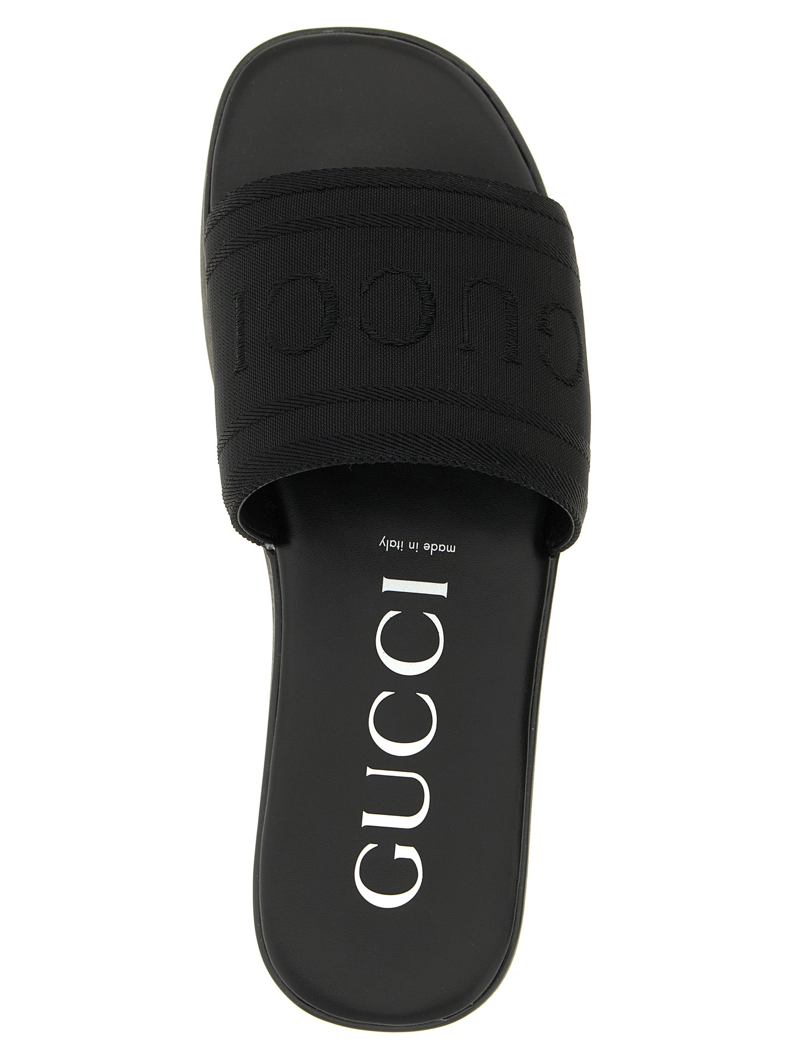 Gucci Men Jacquard Logo Slides GUCCI