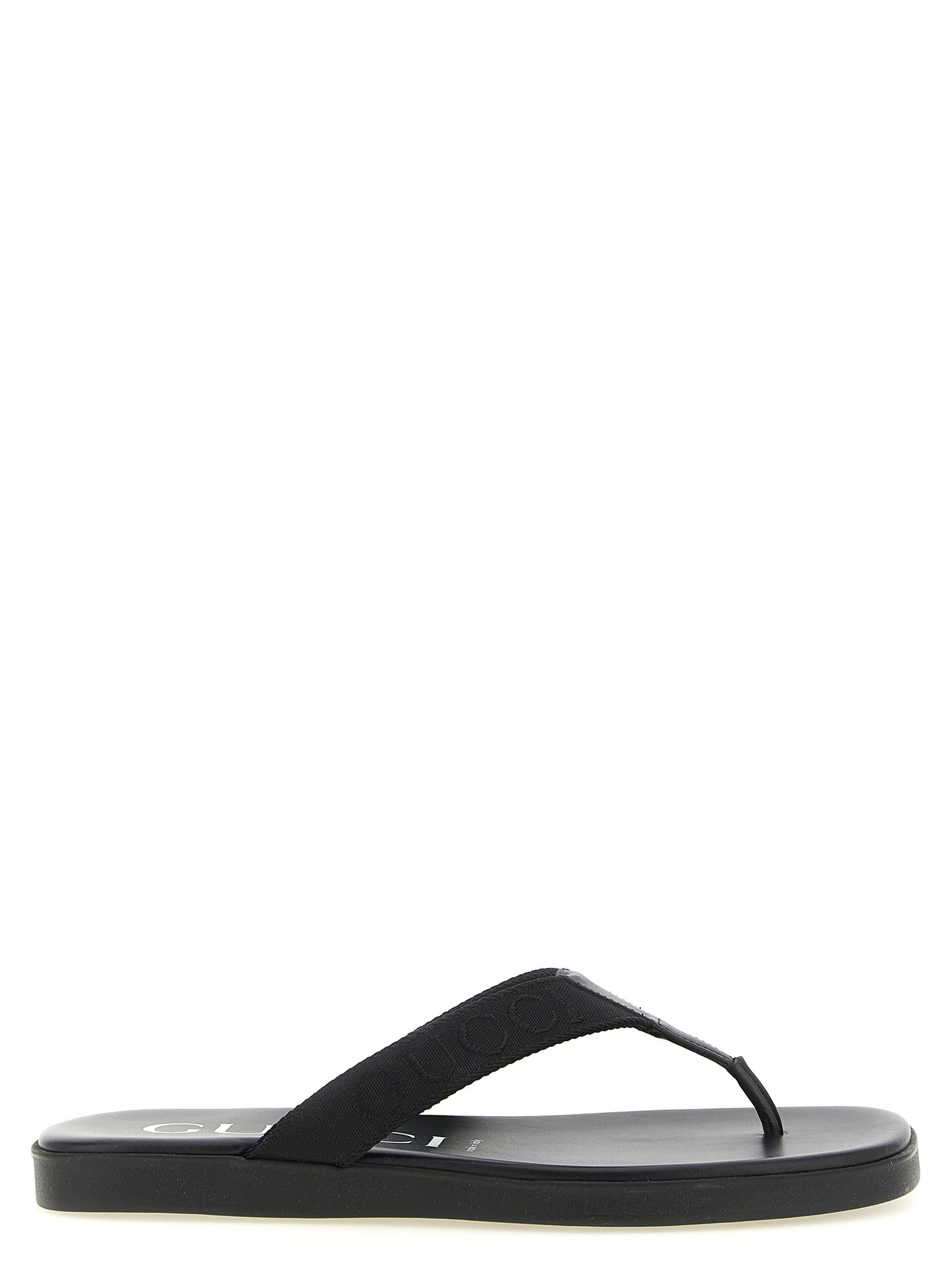 Gucci Men Jacquard Thong Sandals GUCCI