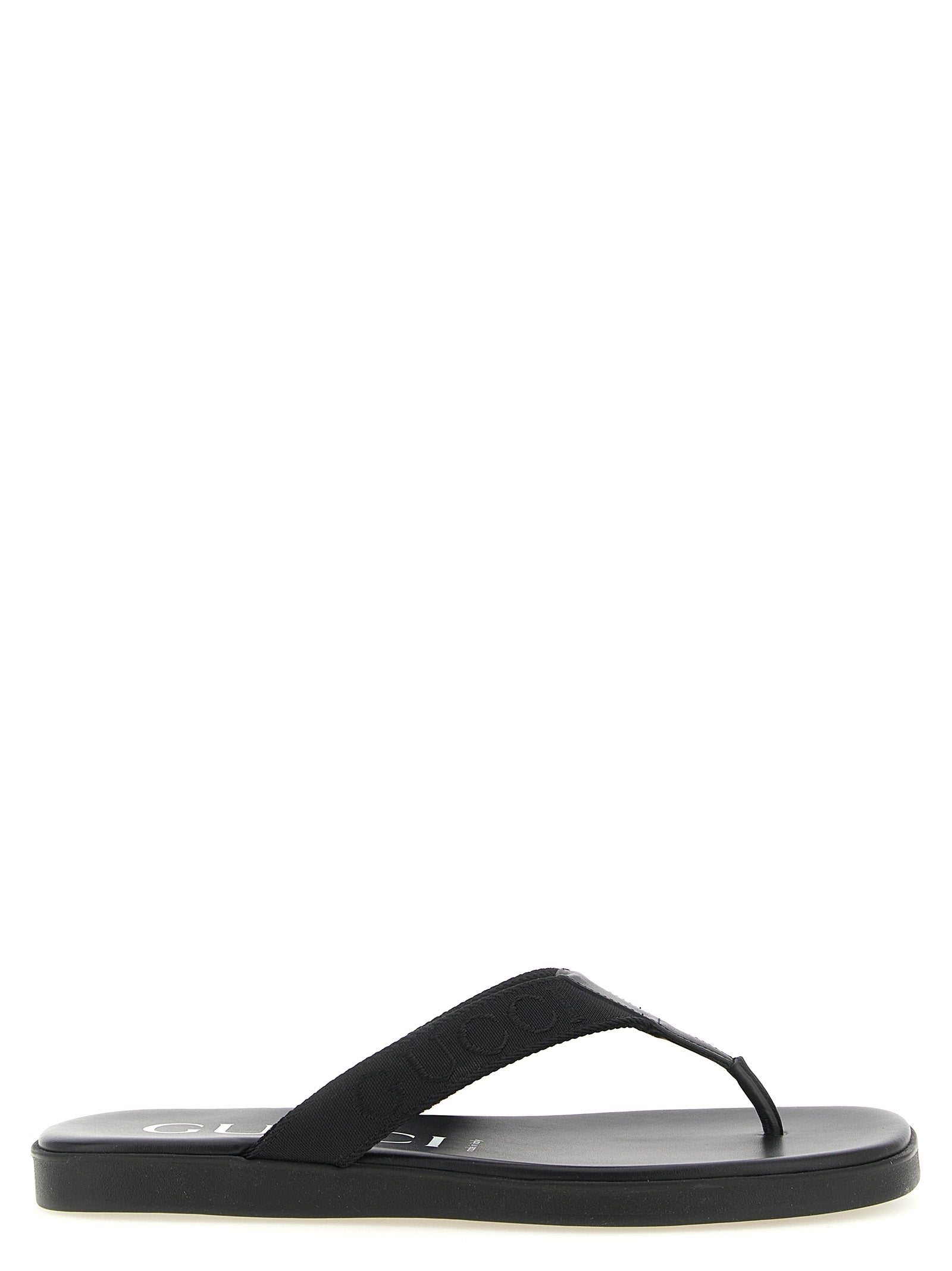 Gucci Men Jacquard Thong Sandals GUCCI