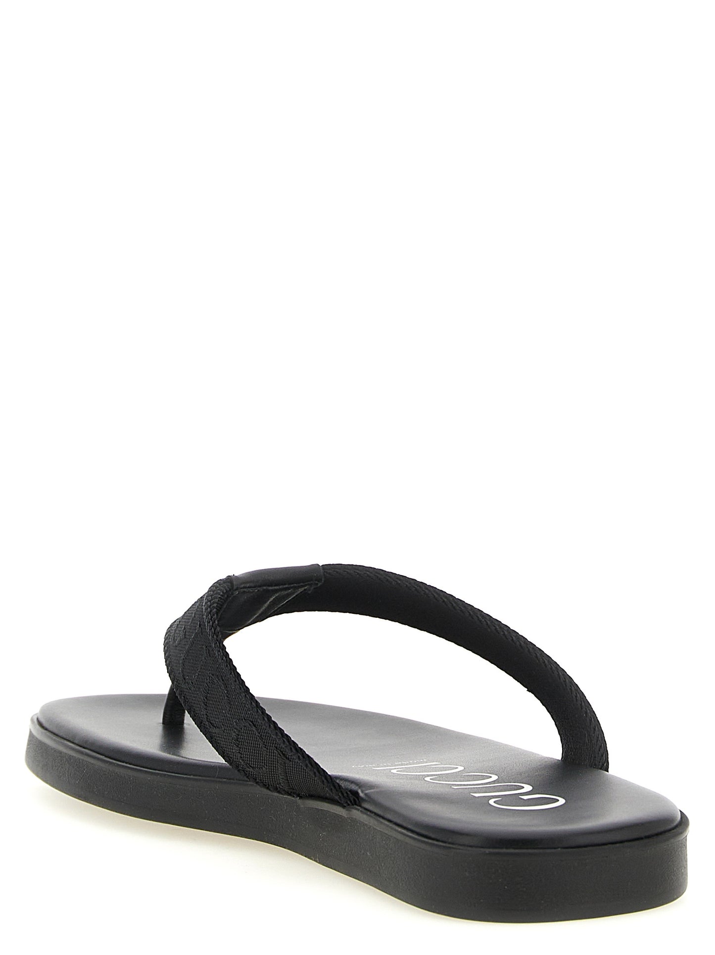 Gucci Men Jacquard Thong Sandals GUCCI