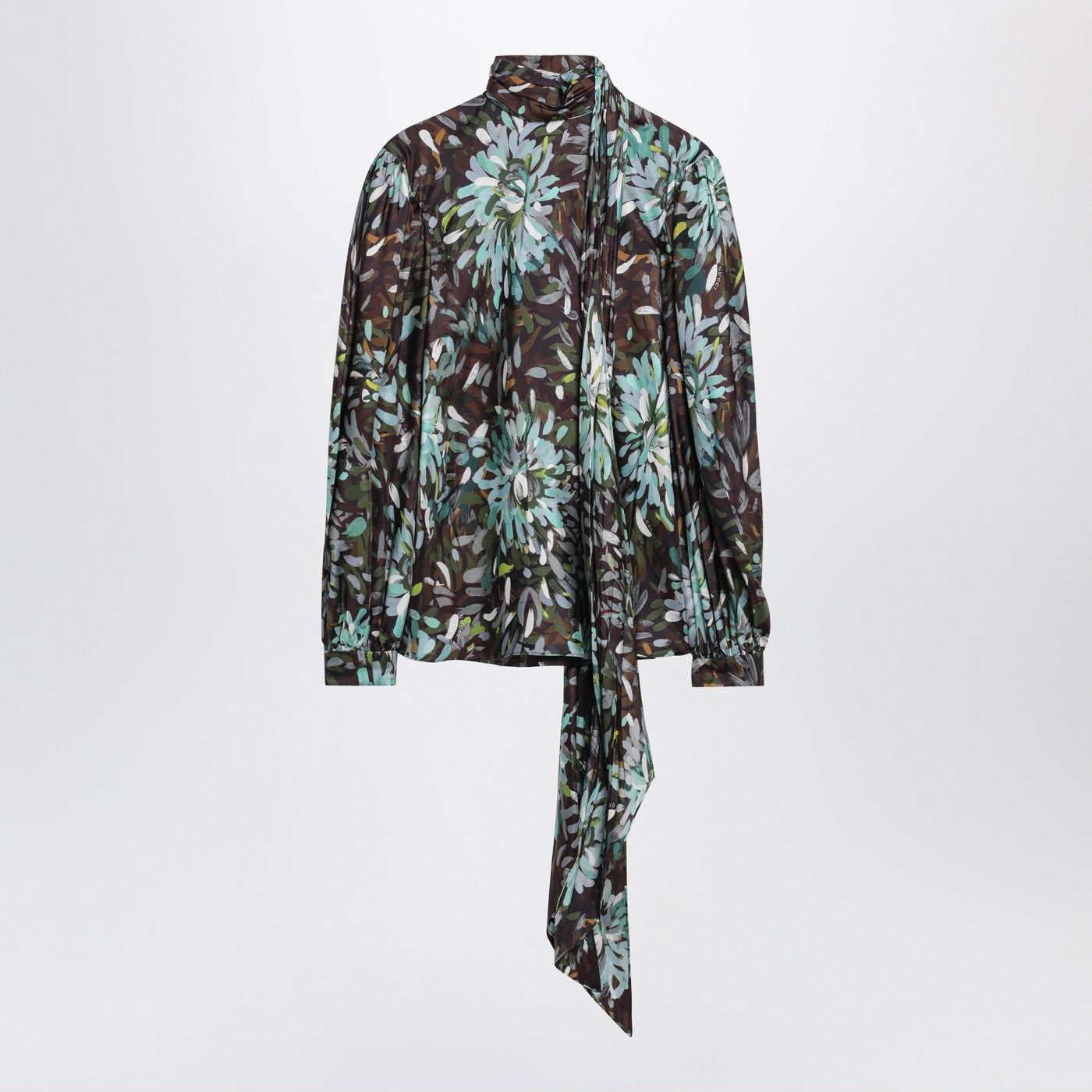 Gucci Printed Silk Twill Blouse Women GUCCI