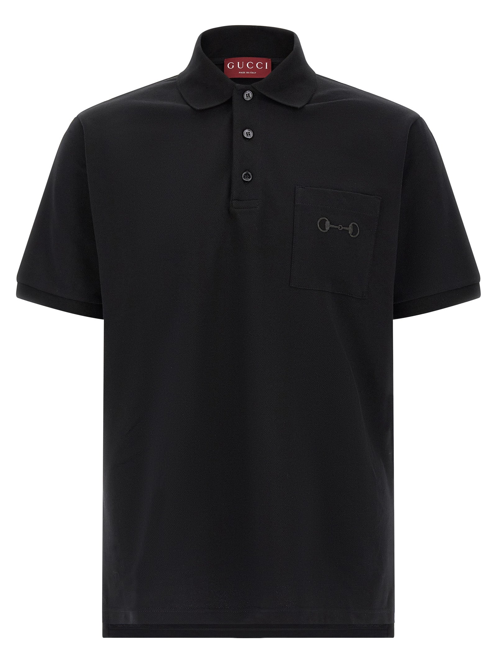 Gucci Men 'Morsetto' Embroidery Polo Shirt GUCCI
