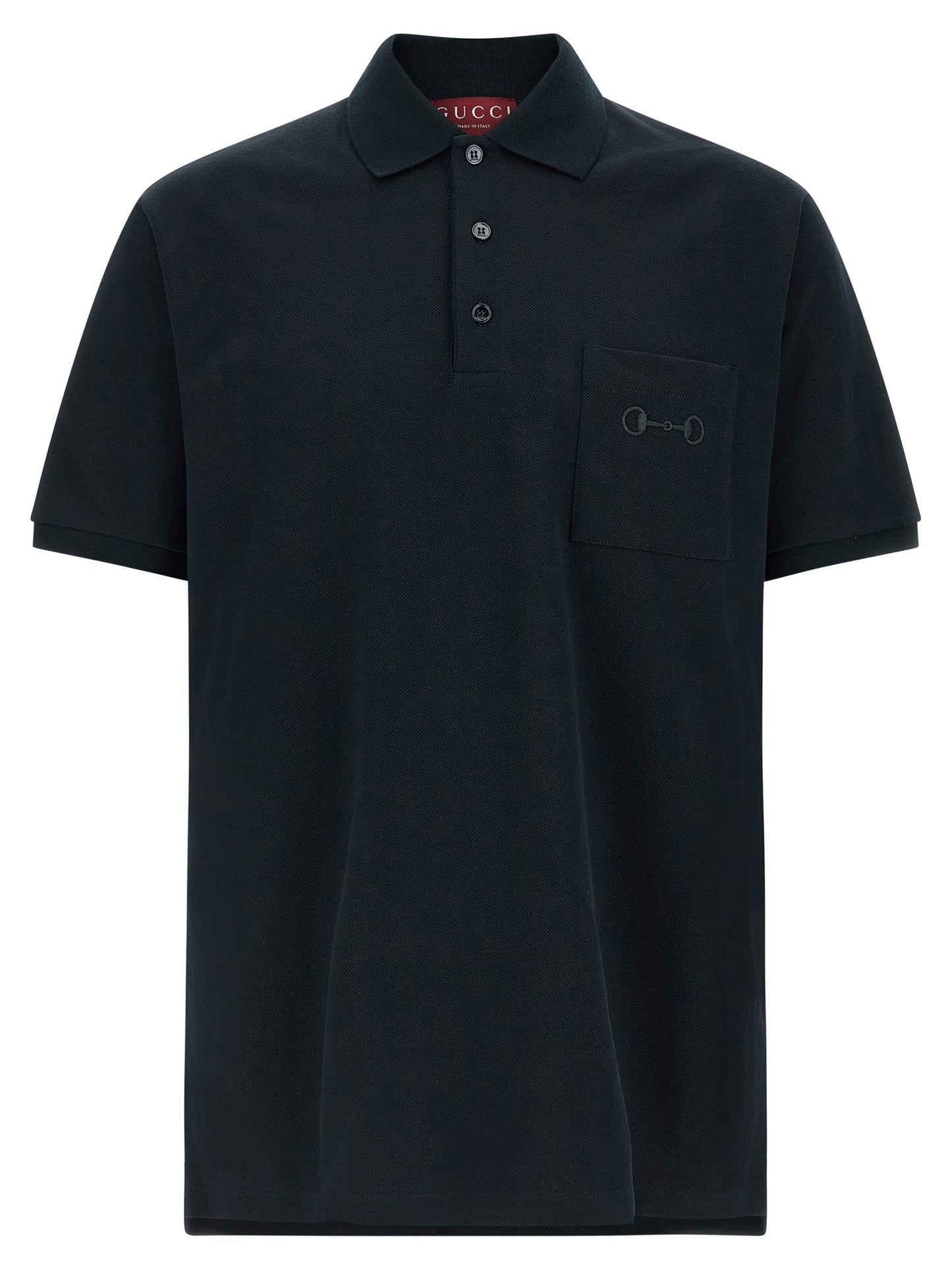 Gucci Men 'Morsetto' Embroidery Polo Shirt GUCCI