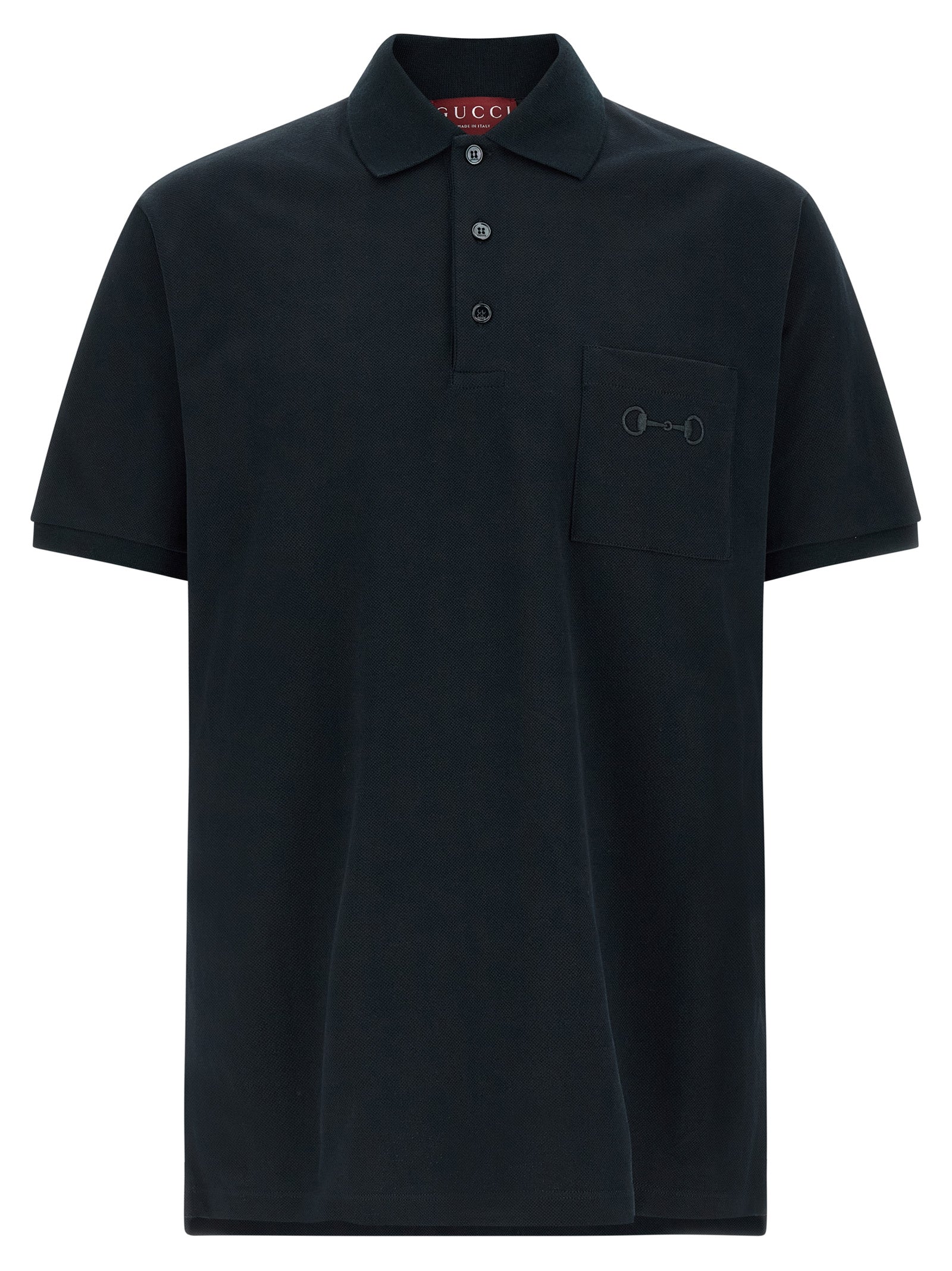 Gucci Men 'Morsetto' Embroidery Polo Shirt GUCCI