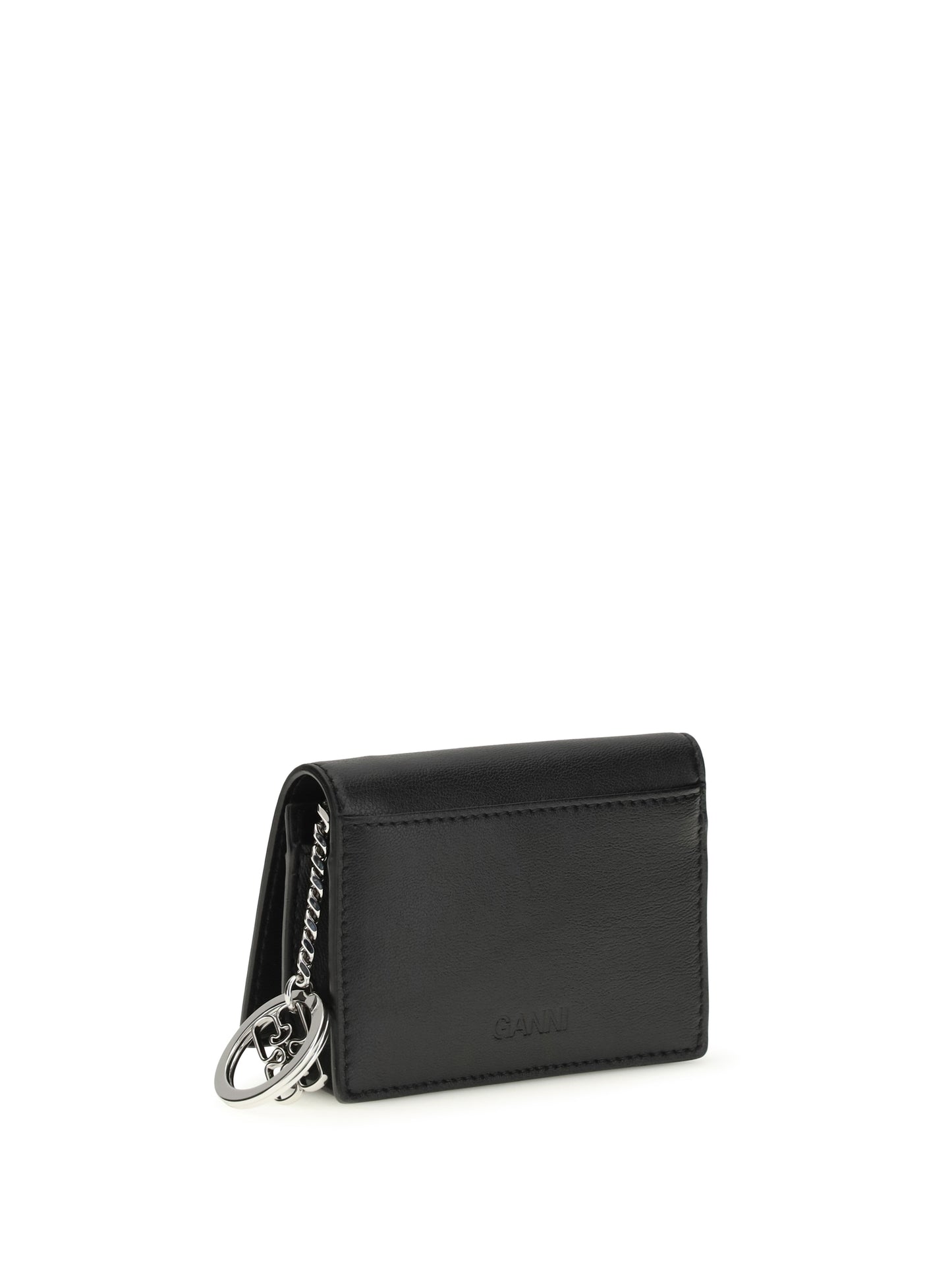 Ganni Women Poodle Print Card Holder GANNI