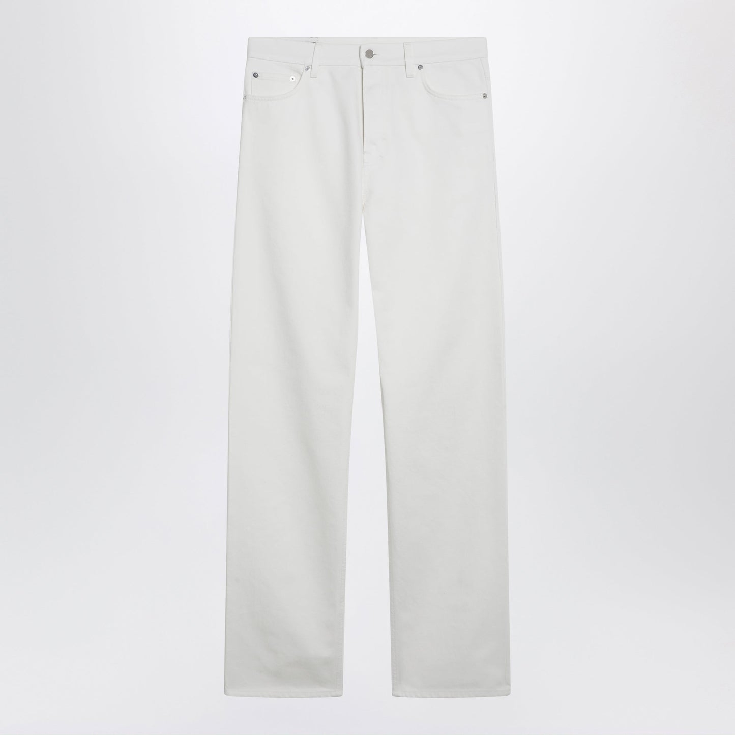 Gucci White Trousers With Horsebit Detail Men GUCCI