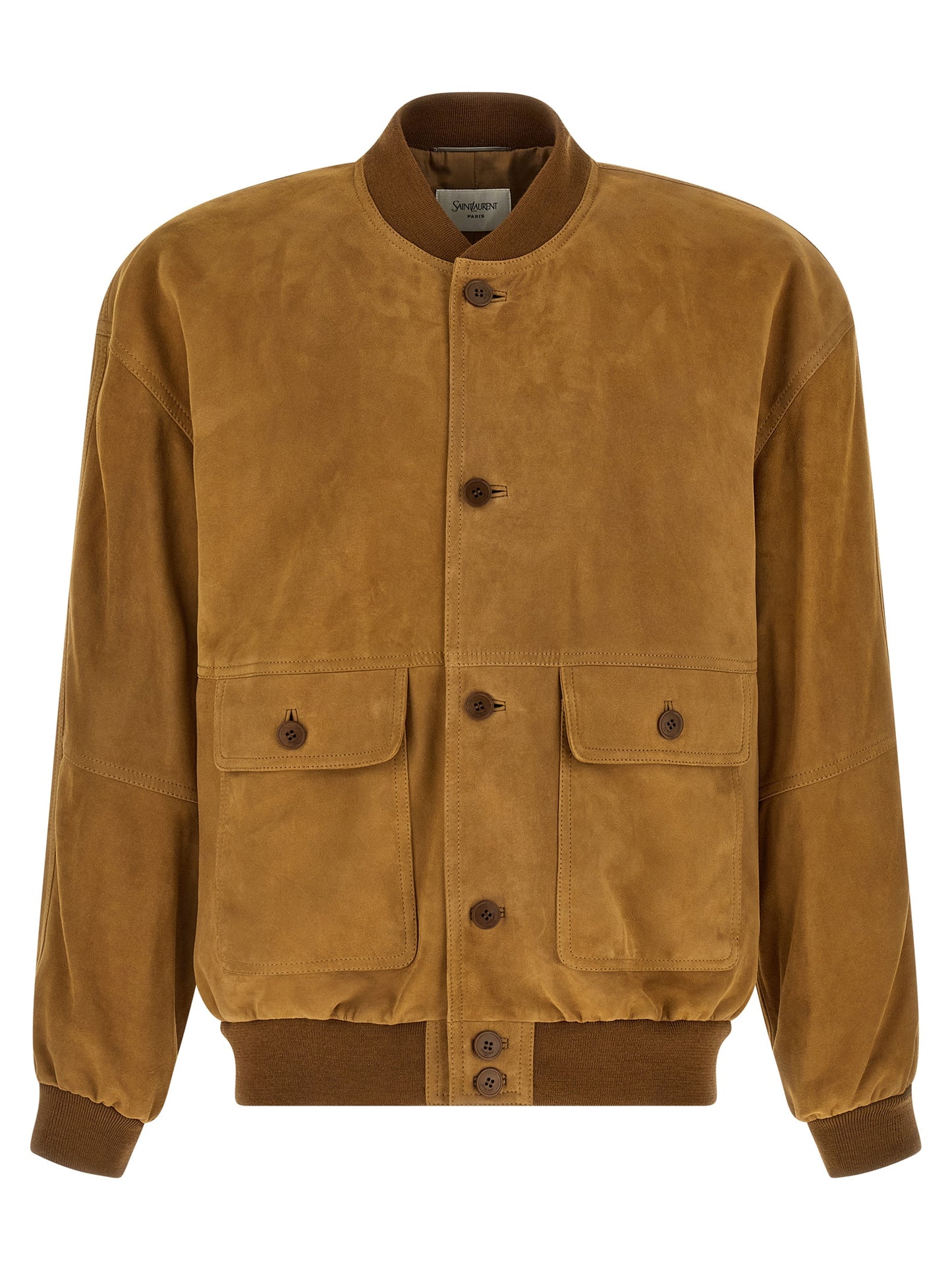 Saint Laurent Men Suede Bomber Jacket SAINT LAURENT