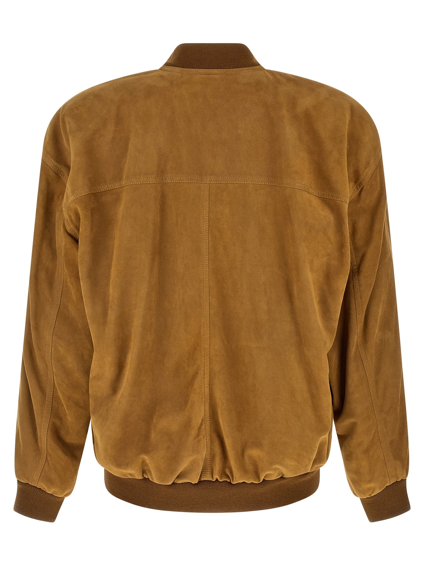 Saint Laurent Men Suede Bomber Jacket SAINT LAURENT