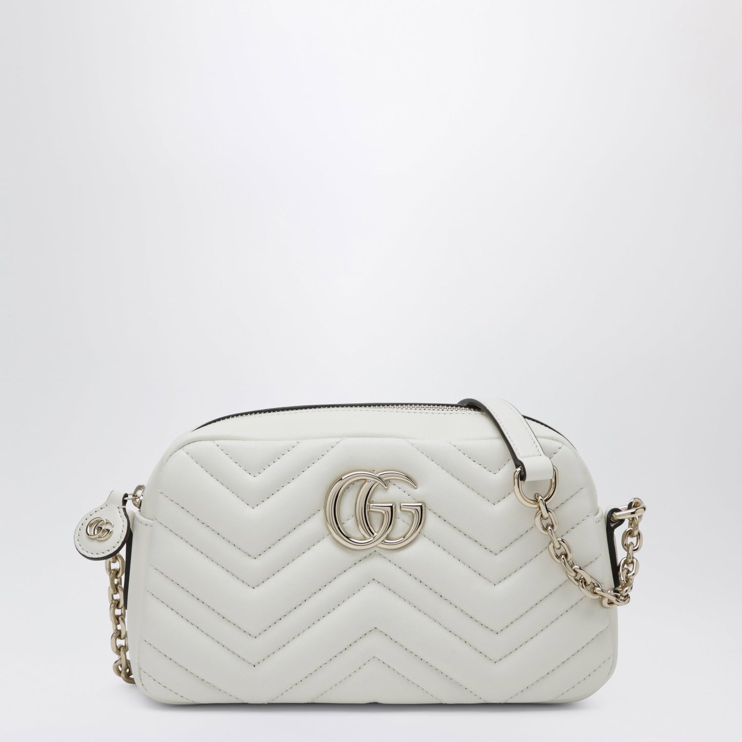 Gucci Gg Marmont Small White Camera Bag Women GUCCI