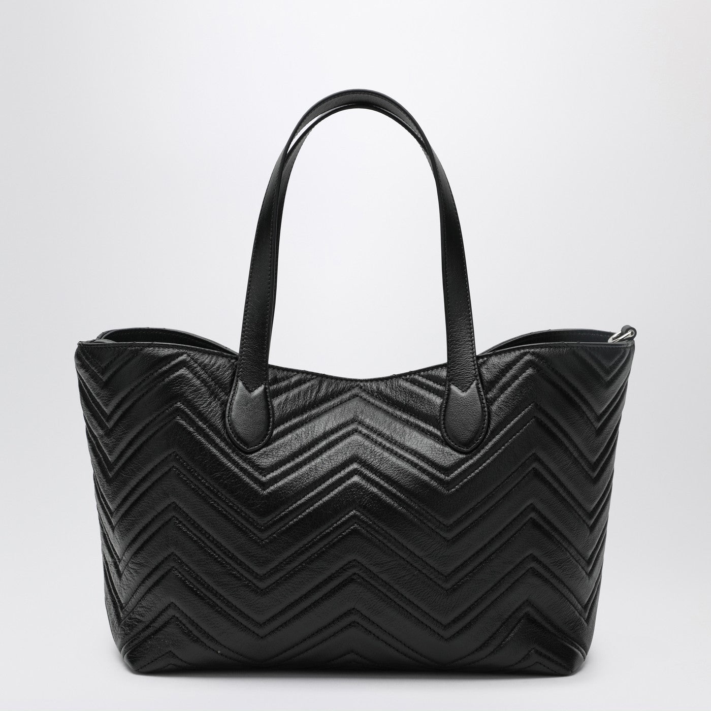 Gucci Medium Black Gg Marmont Shopping Bag Women GUCCI