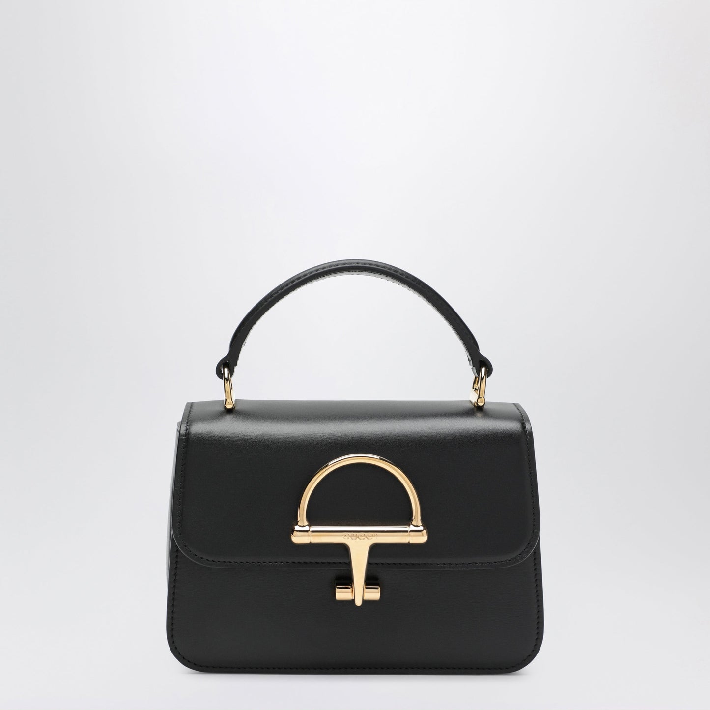 Gucci Small Siena Top Handle Bag In Black Leather Women GUCCI