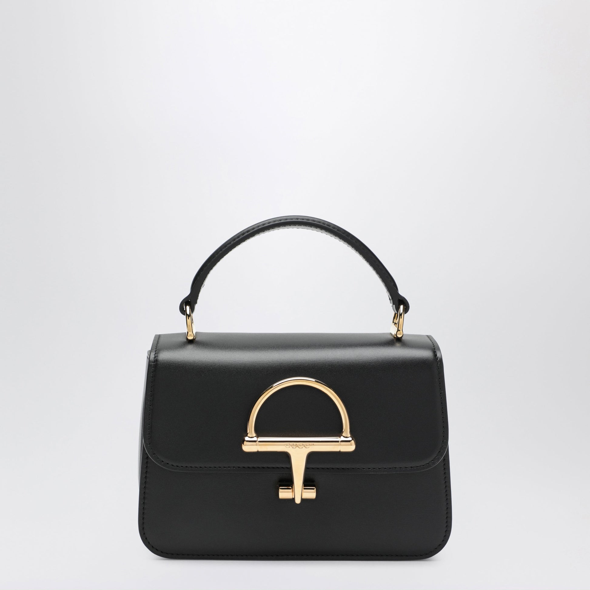 Gucci Small Siena Top Handle Bag In Black Leather Women GUCCI