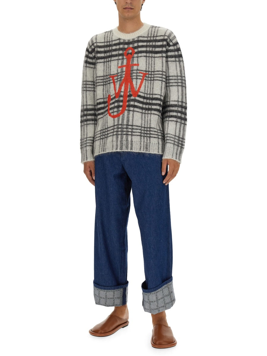 Jw Anderson Men Jersey With Logo J.W. ANDERSON