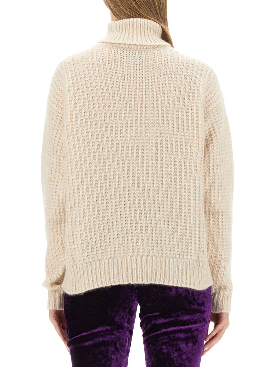 Gucci Women Silk And Cashmere Turtleneck Sweater GUCCI