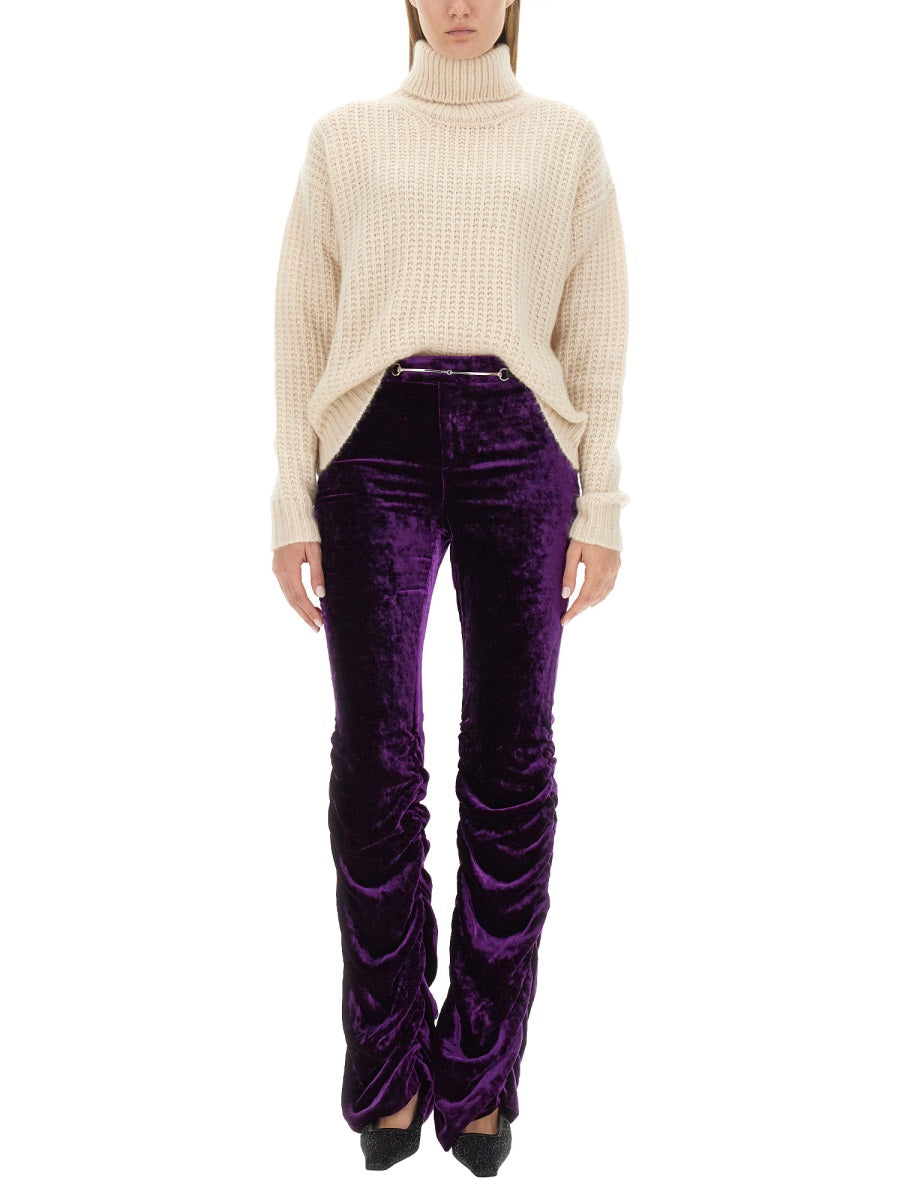 Gucci Women Silk And Cashmere Turtleneck Sweater GUCCI