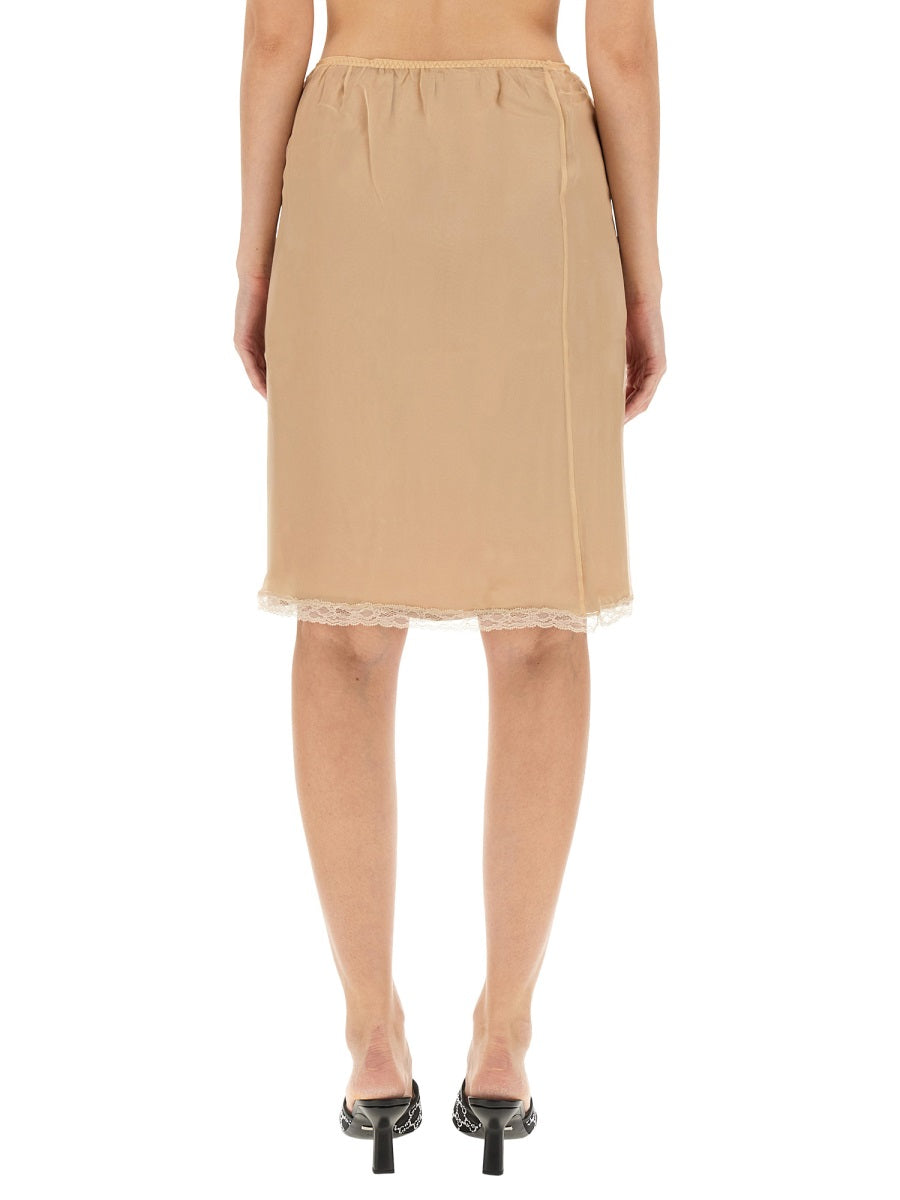 Gucci Women Silk Chiffon Skirt GUCCI