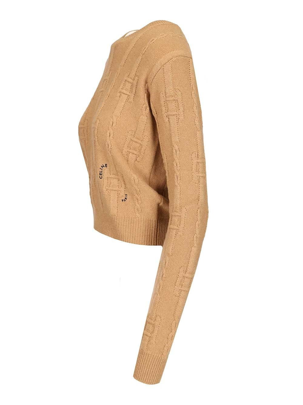 Celine Women Cashmere Crewneck Sweater CELINE