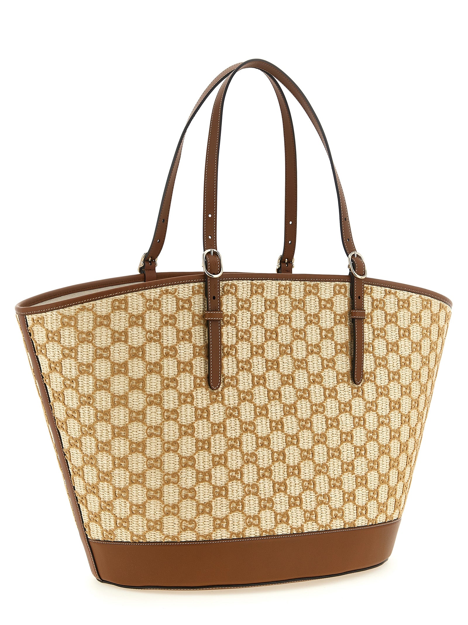 Gucci Women Large Woven Shopping Bag GUCCI