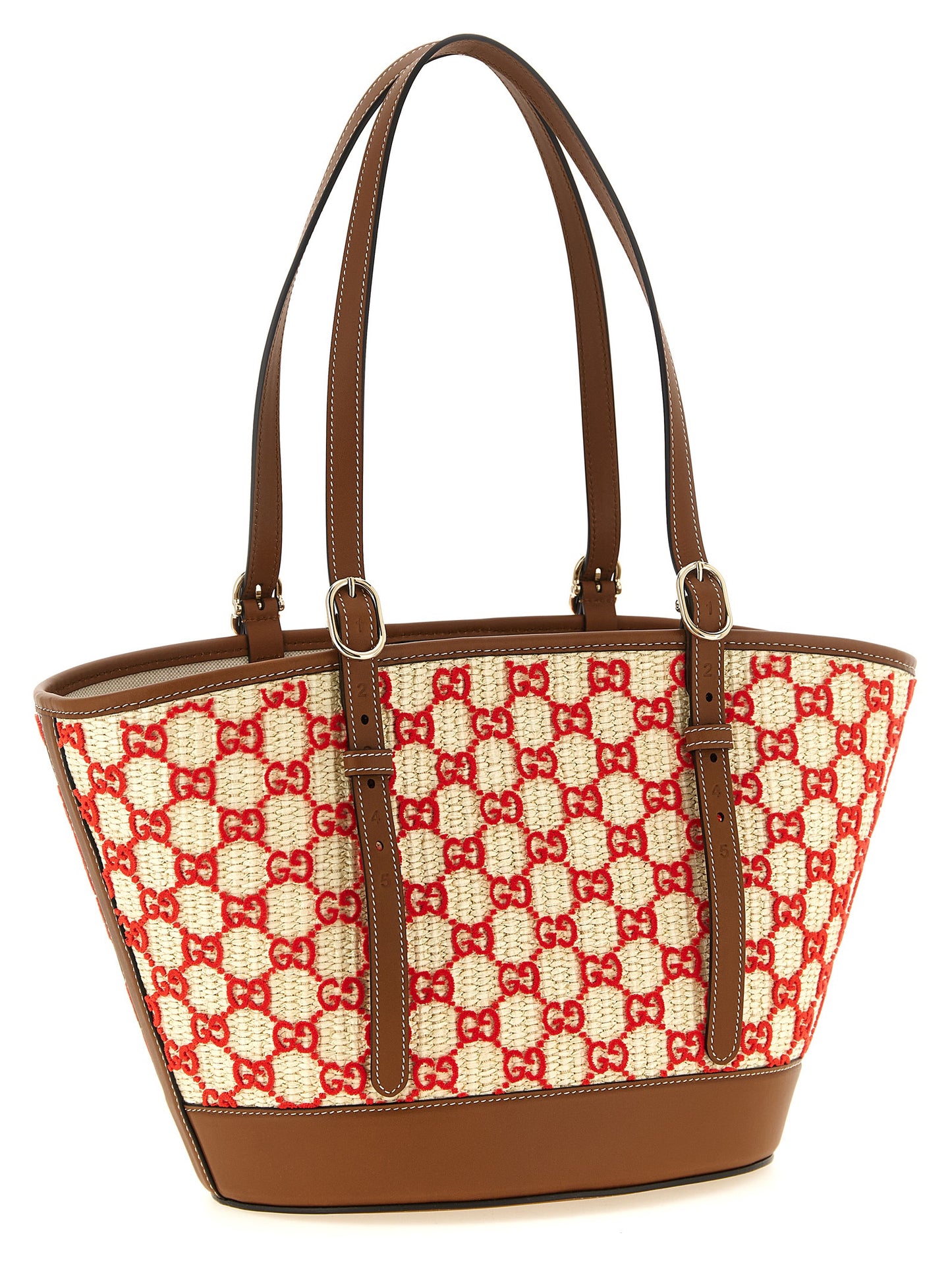 Gucci Women Small Woven Shopping Bag GUCCI