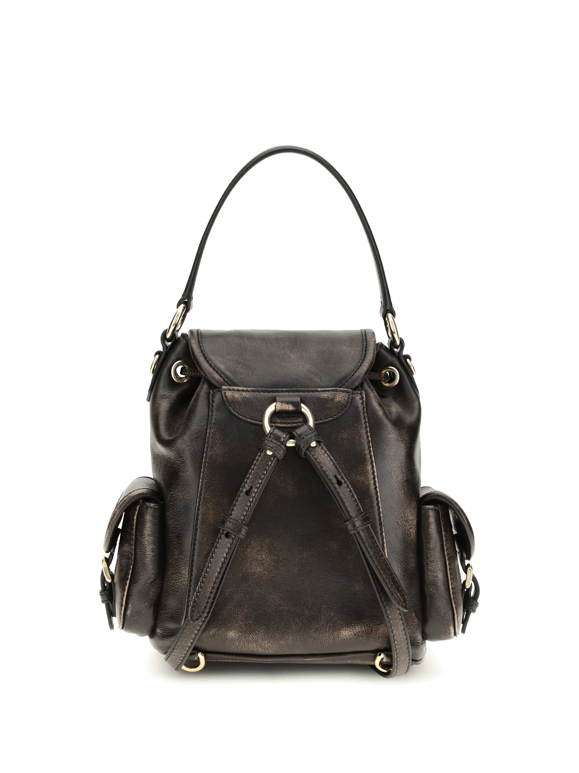 Miu Miu Women Medium Leather Backpack MIU MIU
