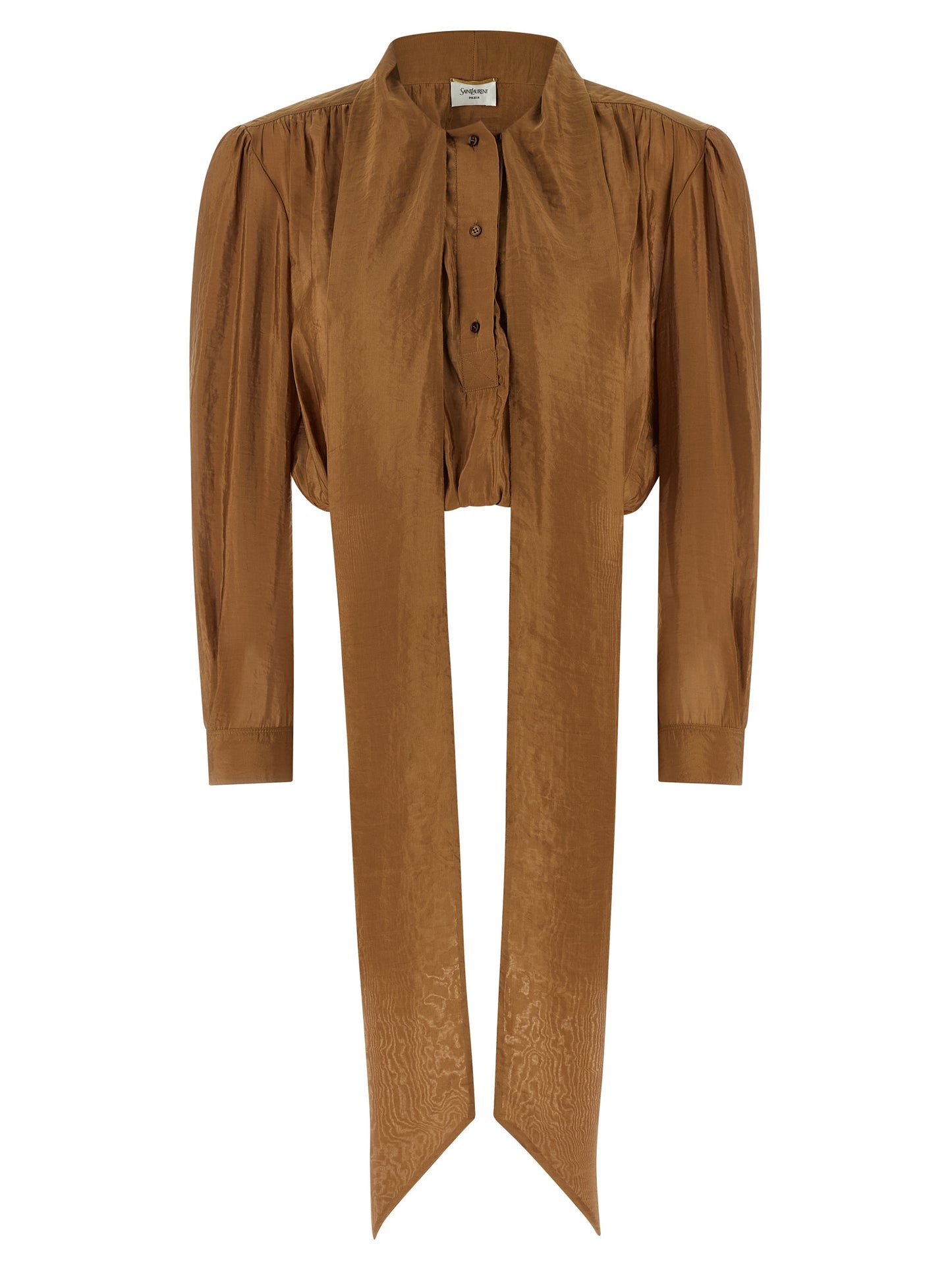 Saint Laurent Women Lavallière Neck Blouse SAINT LAURENT