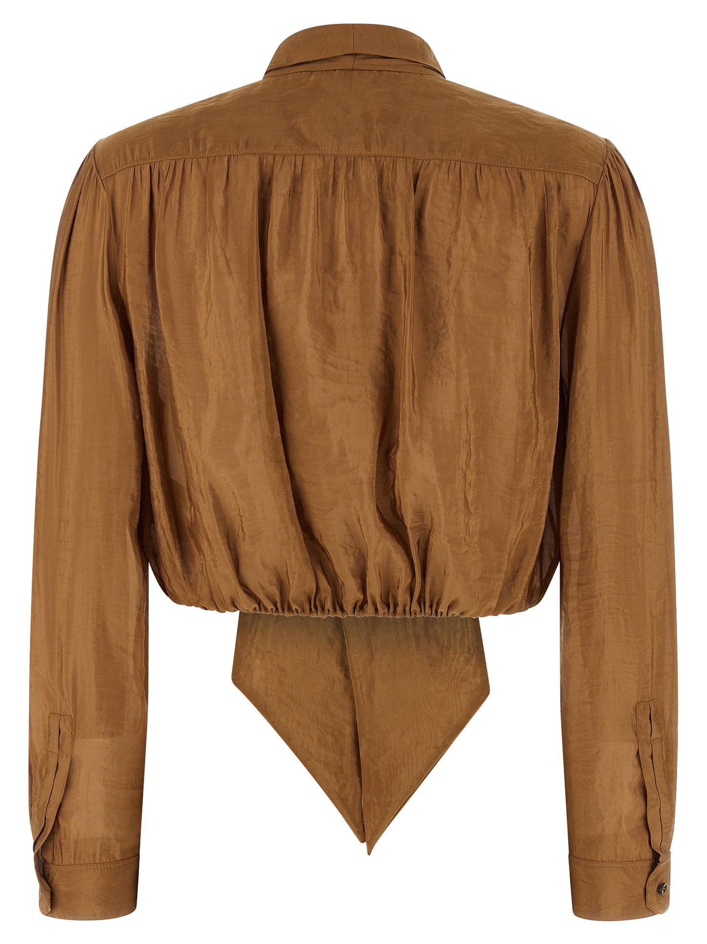 Saint Laurent Women Lavallière Neck Blouse SAINT LAURENT