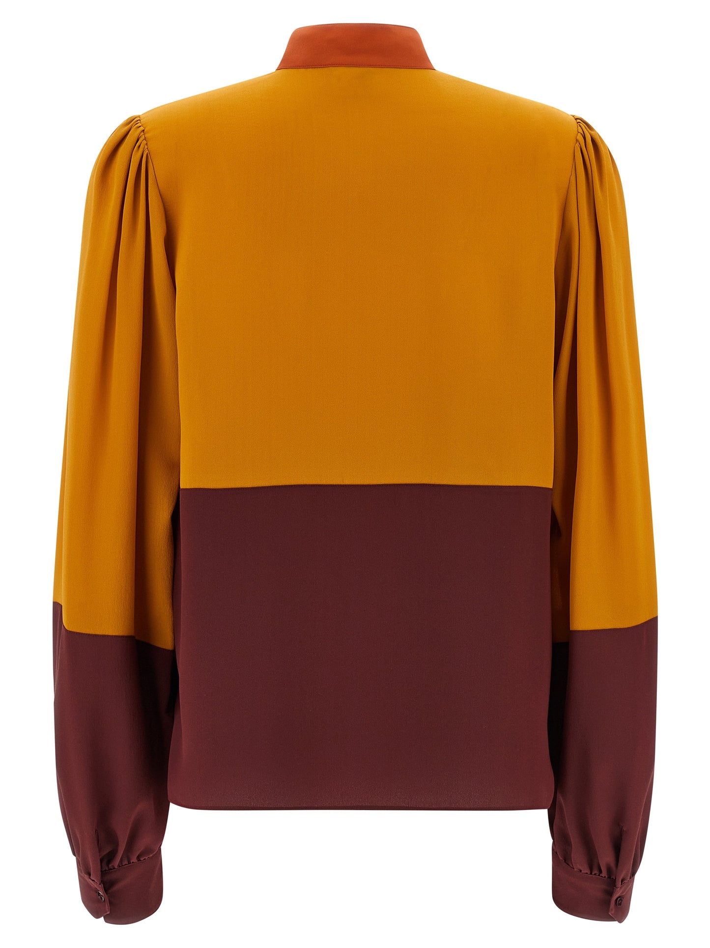Saint Laurent Women Color-Block Blouse SAINT LAURENT