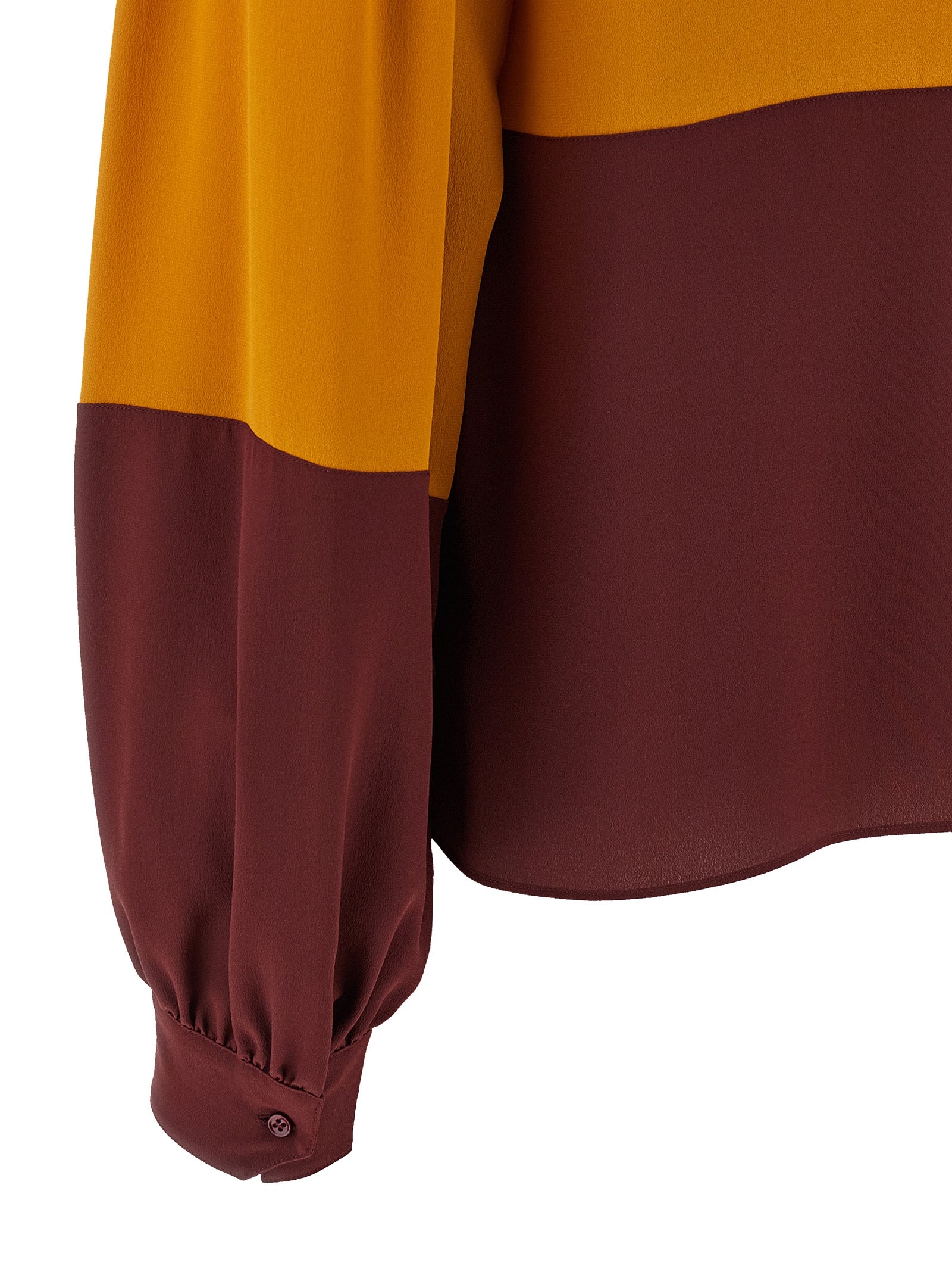 Saint Laurent Women Color-Block Blouse SAINT LAURENT