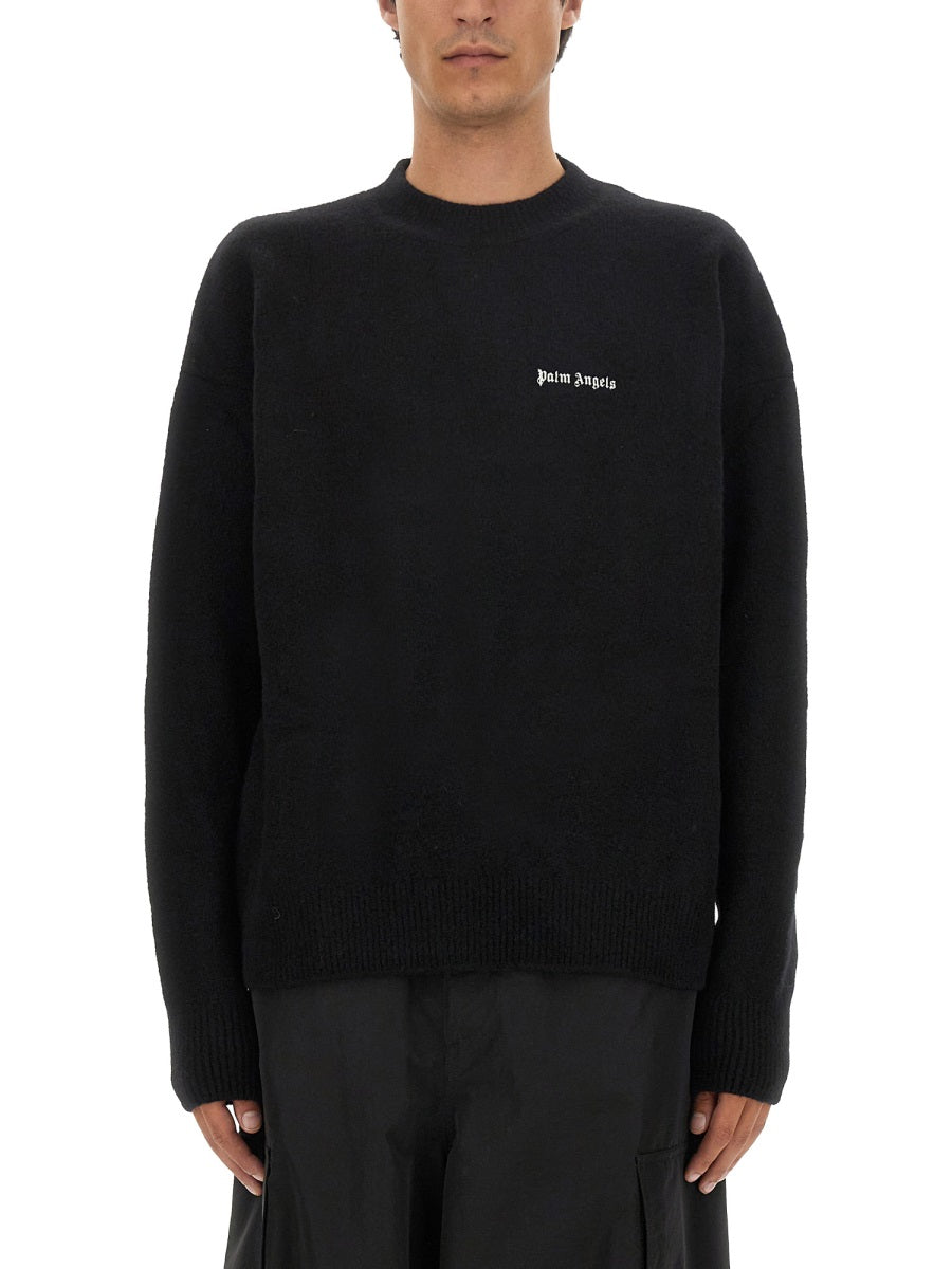 Palm Angels Men Jersey With Logo PALM ANGELS