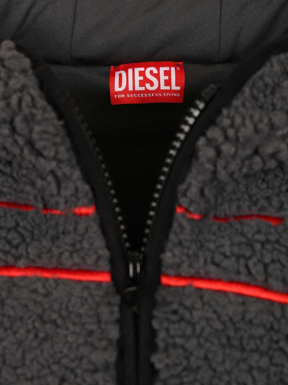 Diesel Men "S-Zat" Teddy Hoodie DIESEL
