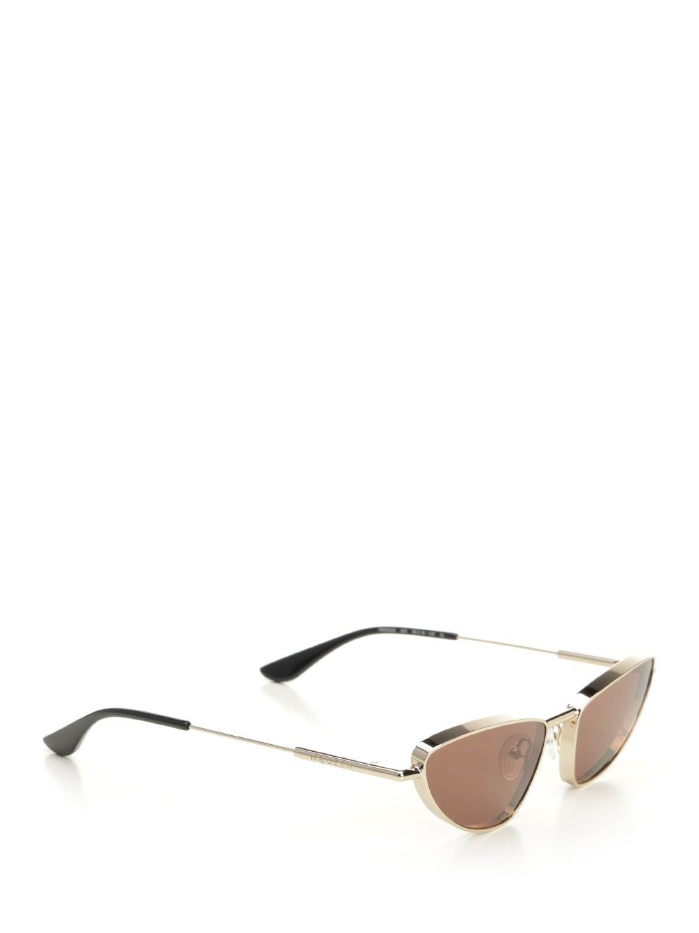 Mcqueen Women "Cat-Eye Metal T-Bar" Sunglasses ALEXANDER MCQUEEN