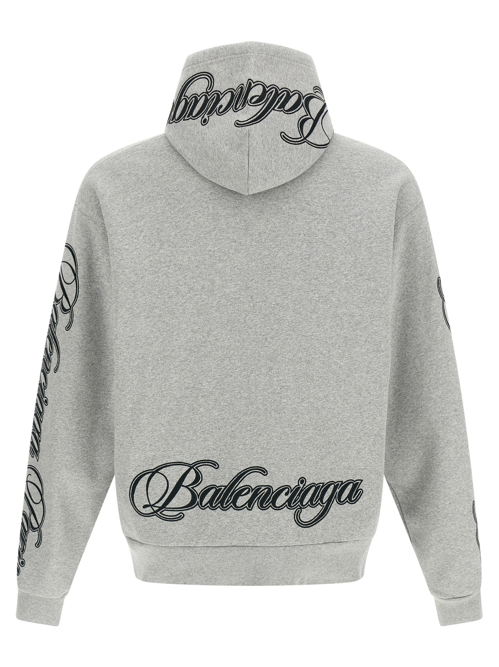Balenciaga Women 'Cursive' Hoodie BALENCIAGA