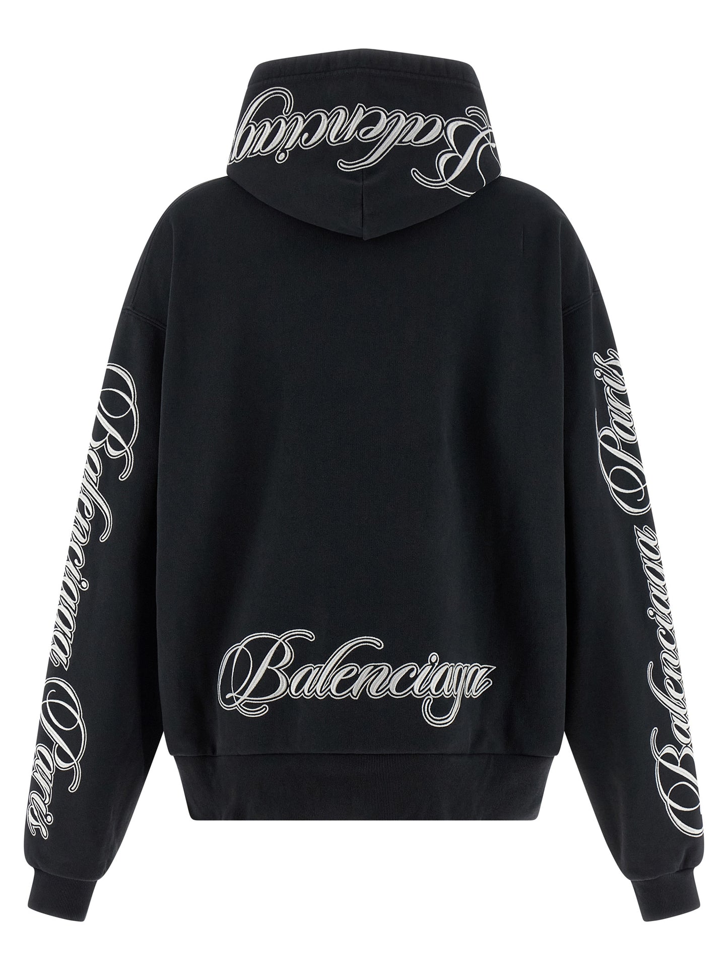 Balenciaga Women 'Cursive' Hoodie BALENCIAGA